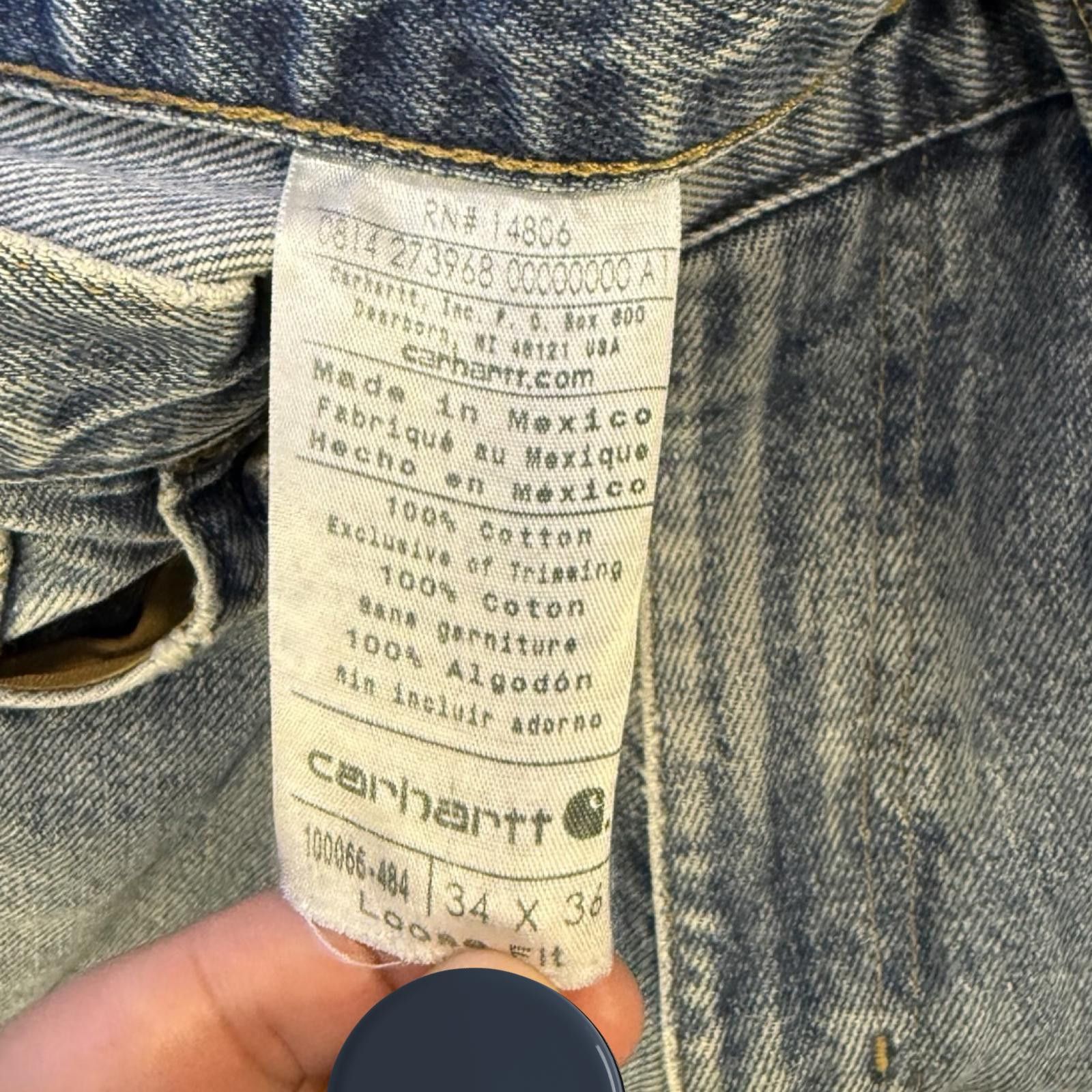 Carhartt Carhartt Jeans -- 34 x 36 -- Size US 34 / EU 50 - 3 Thumbnail