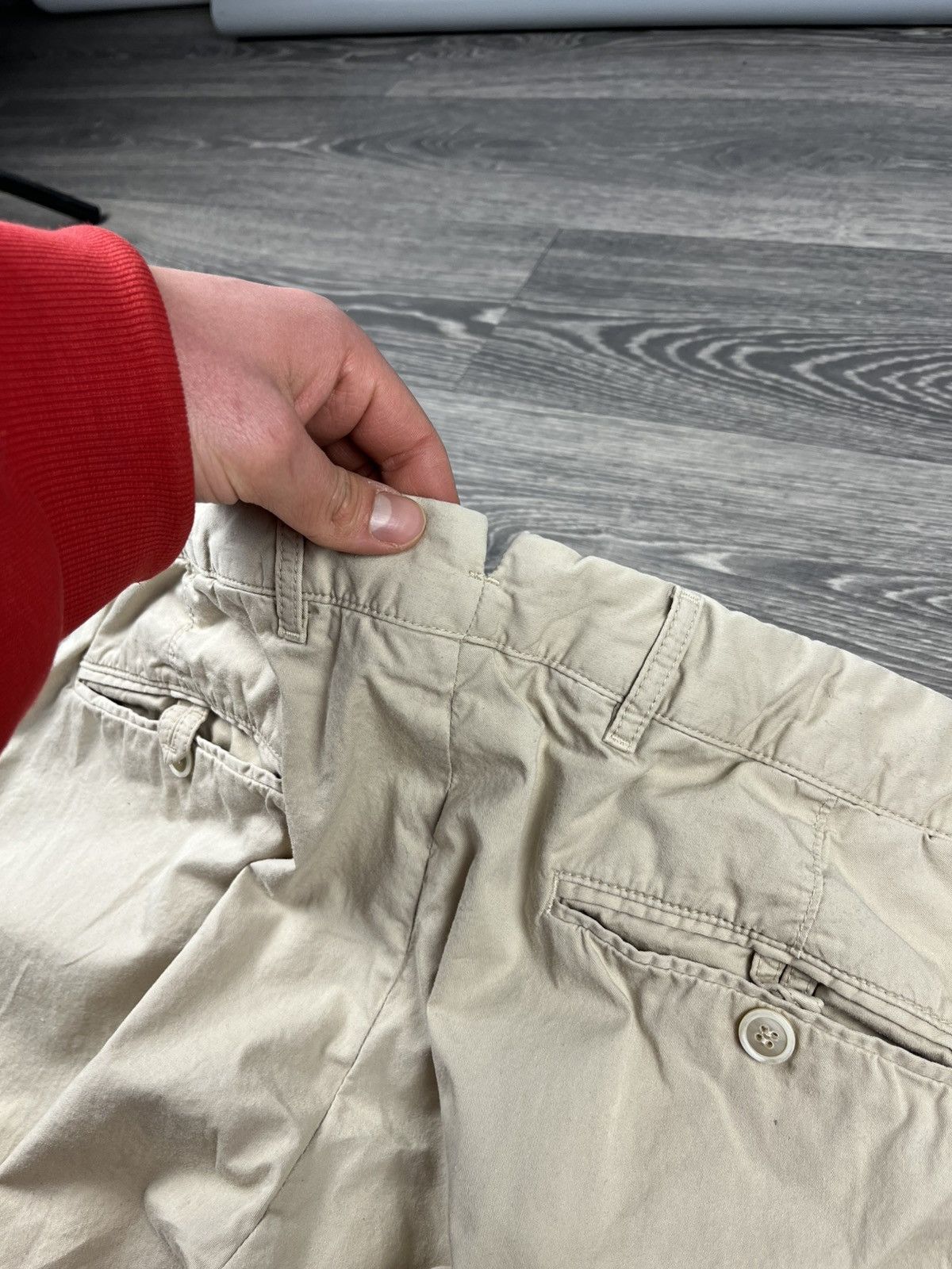 Prada Prada Beige Casual Chino Pants Classic Trousers Size US 32 / EU 48 - 18 Thumbnail