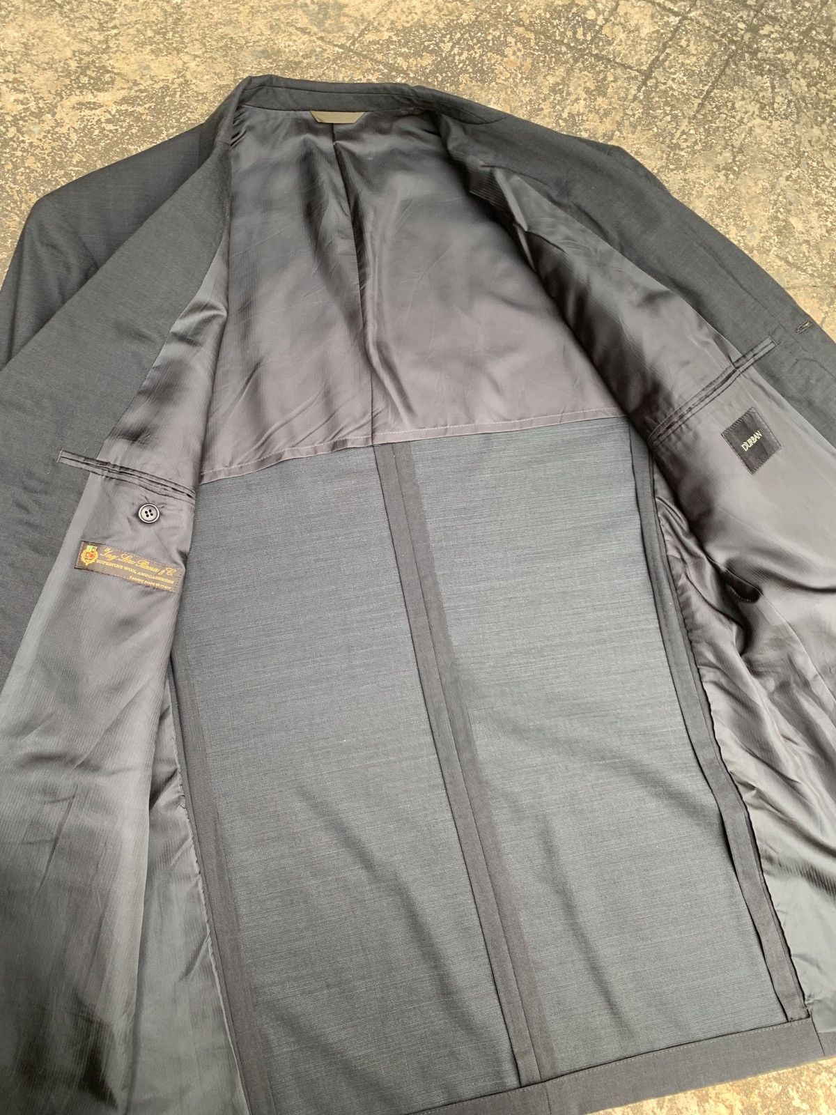 Loro Piana 2000s Loro Piana Italy for Durban Japan Wool Tuxedo Suit Size US L / EU 52-54 / 3 - 13 Thumbnail