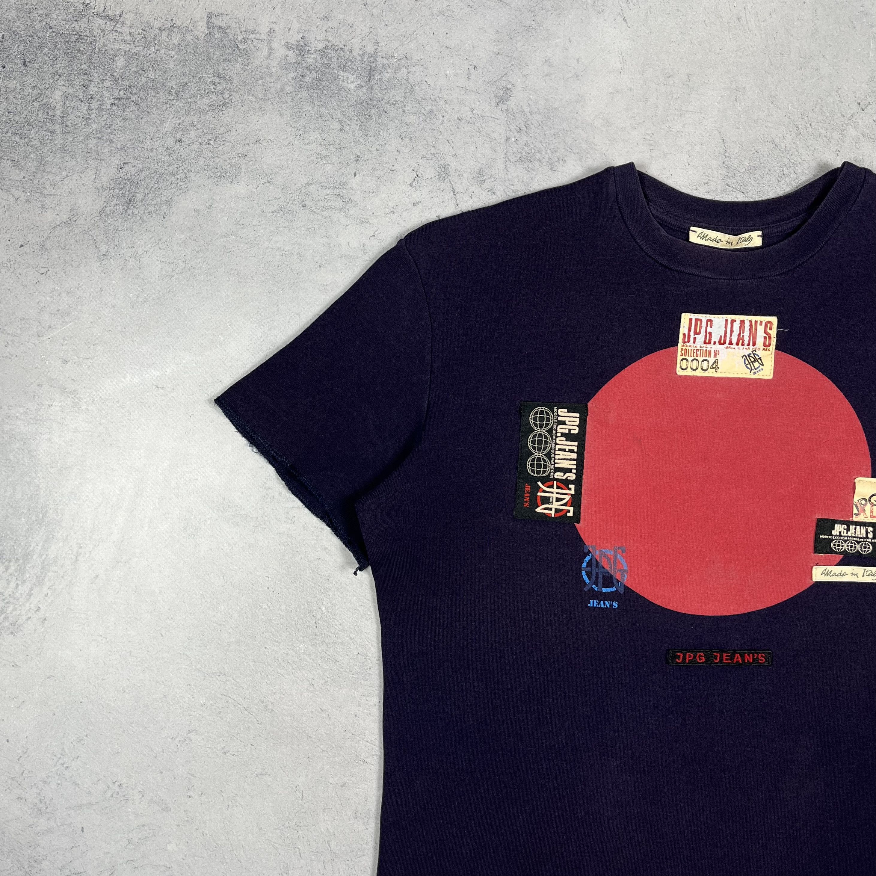 Jean Paul Gaultier Vintage Jean Paul Gaultier Abstract Logo T Shirt 90’s Size XL / US 12-14 / IT 48-50 - 4 Thumbnail