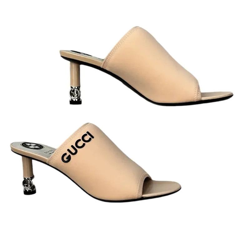 o1s1wg110125 Canvas Mules Sandals in Beige