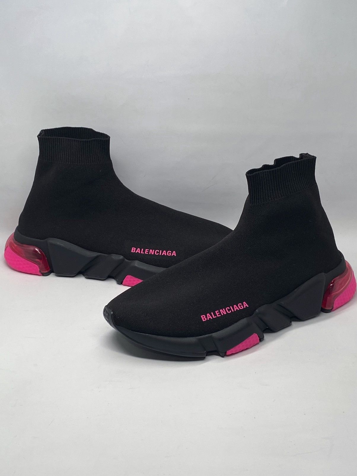 Balenciaga Balenciaga Women's Speed Knit High Top Sneakers size 10 Size US 10 / IT 40 - 1 Thumbnail