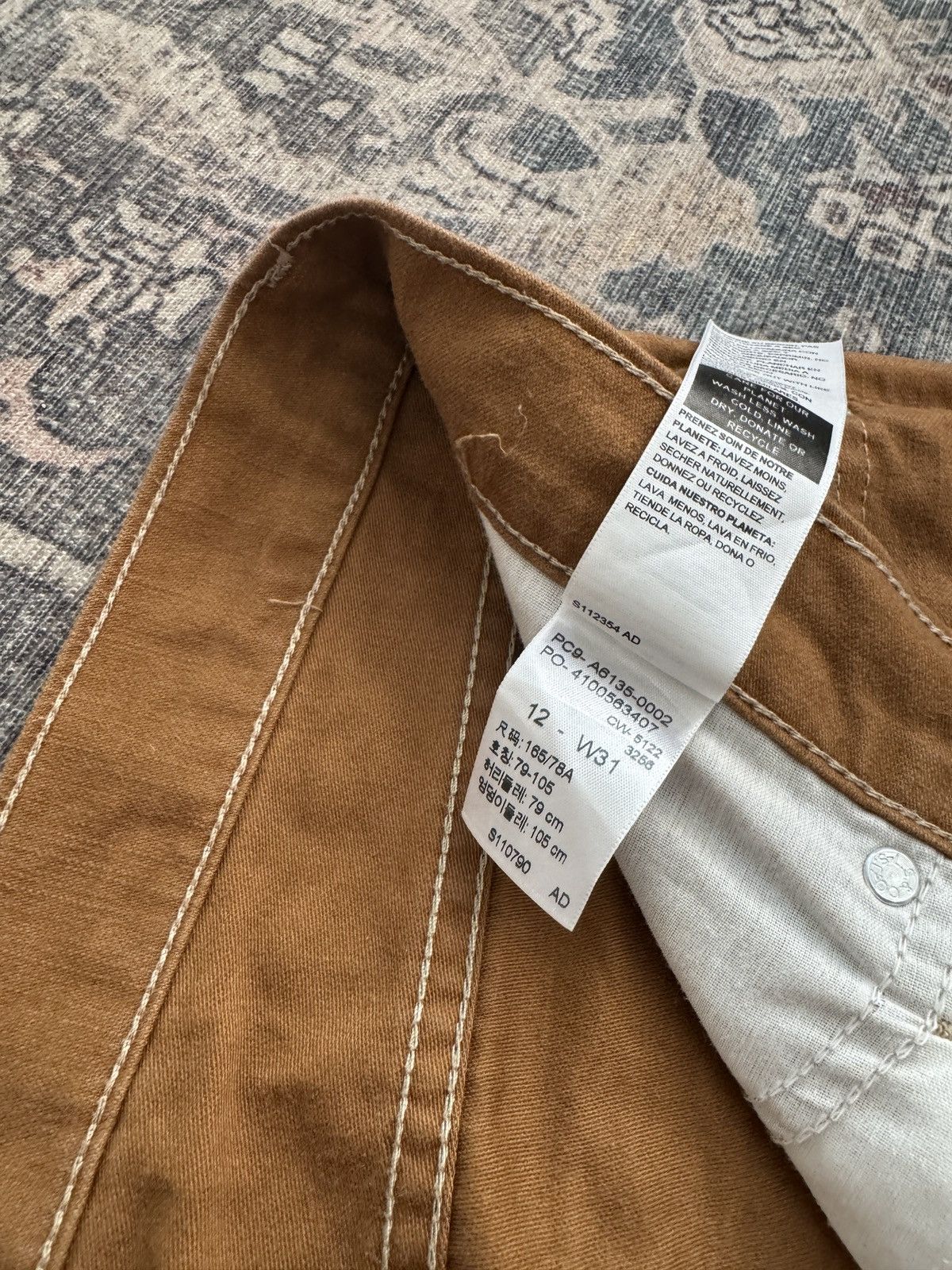 Denizen Levi’s 90s Loose Straight Cropped Pant Size US 31 - 2 Thumbnail