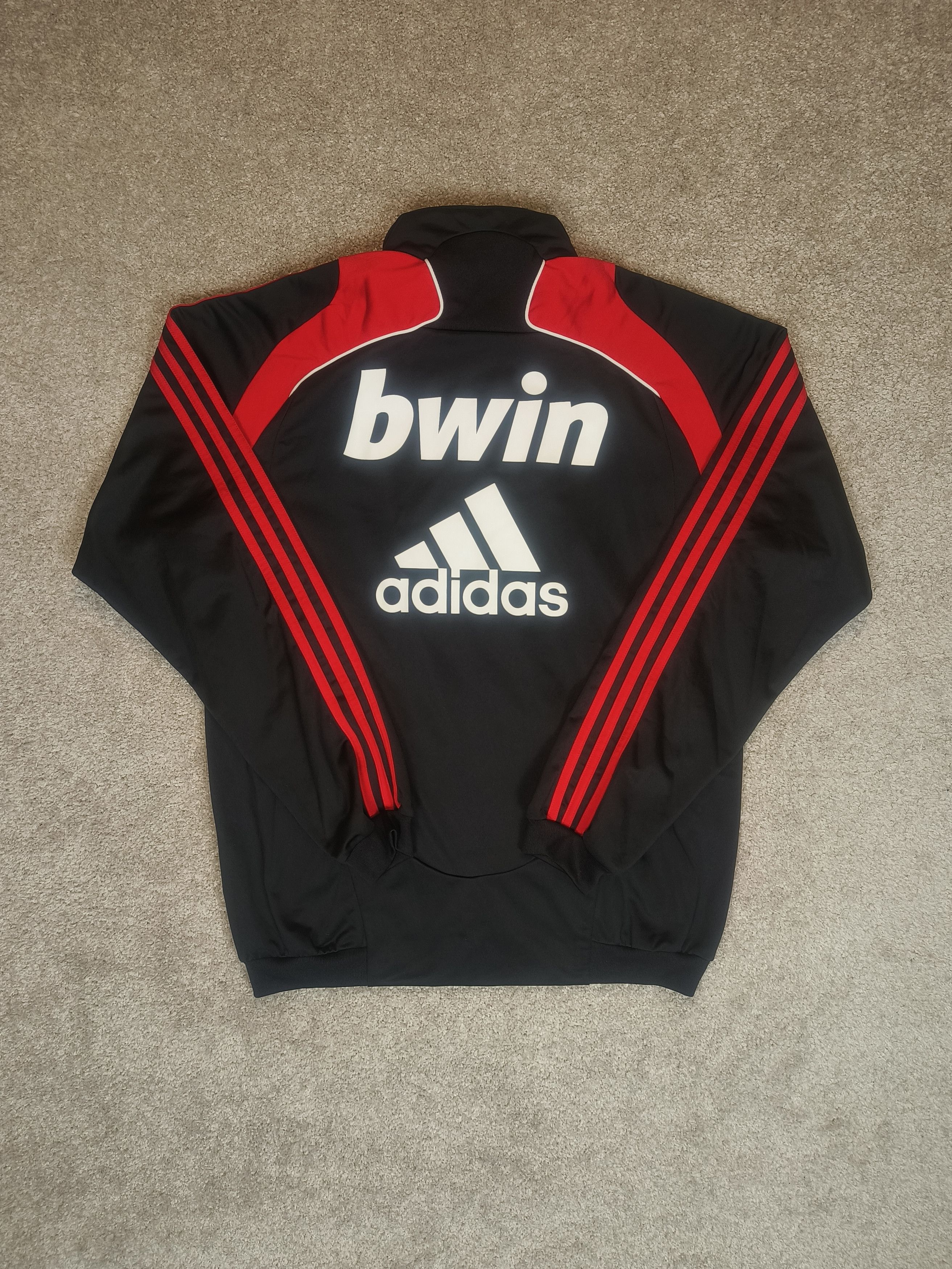 Adidas Adidas AC Milan Training Era 2008-09 Track Top Serie A Jacke Size US M / EU 48-50 / 2 - 2 Thumbnail