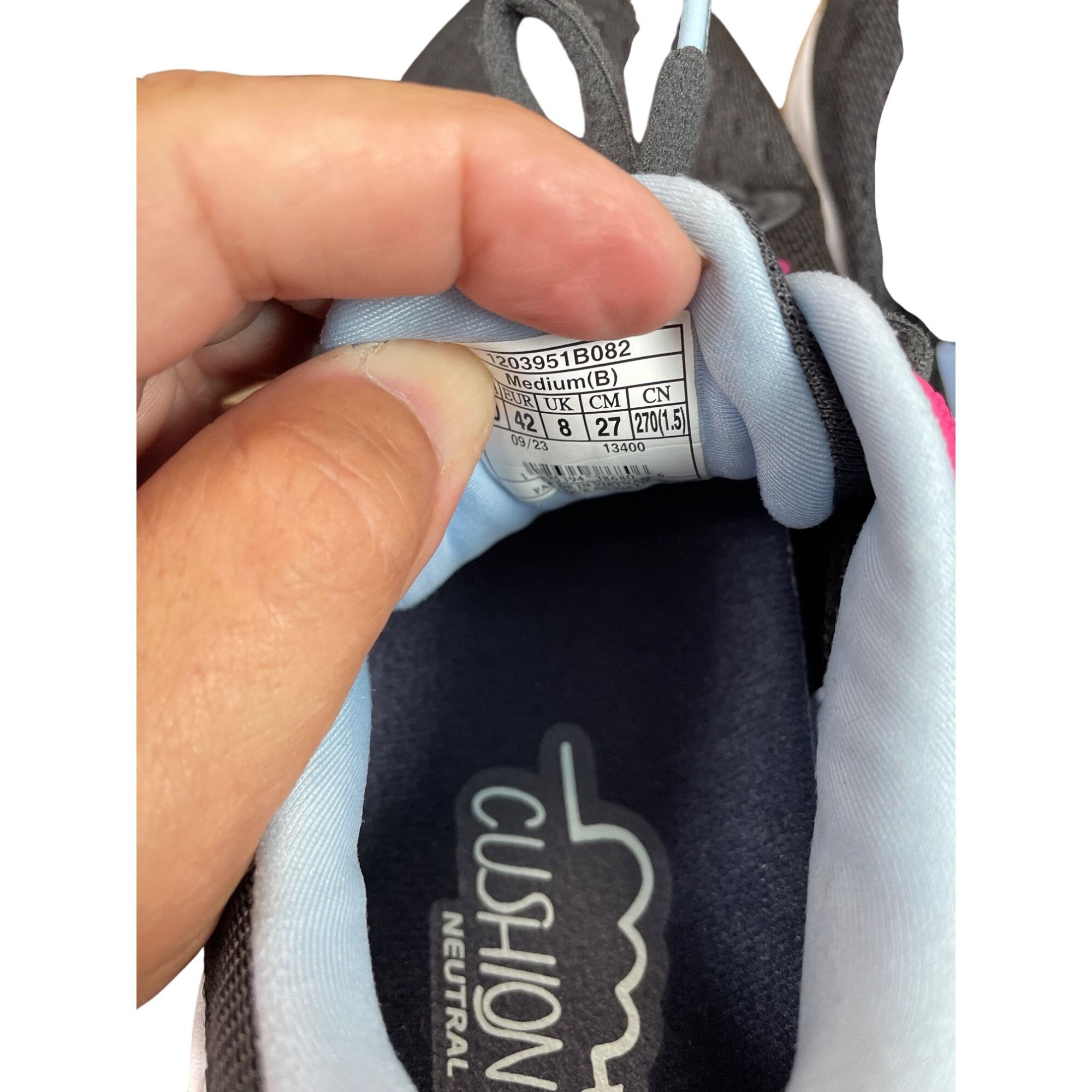 Brooks Brooks Ghost Max Womens Running Sneakers Blue/Black/Pink Siz Size US 10 / IT 40 - 7 Thumbnail