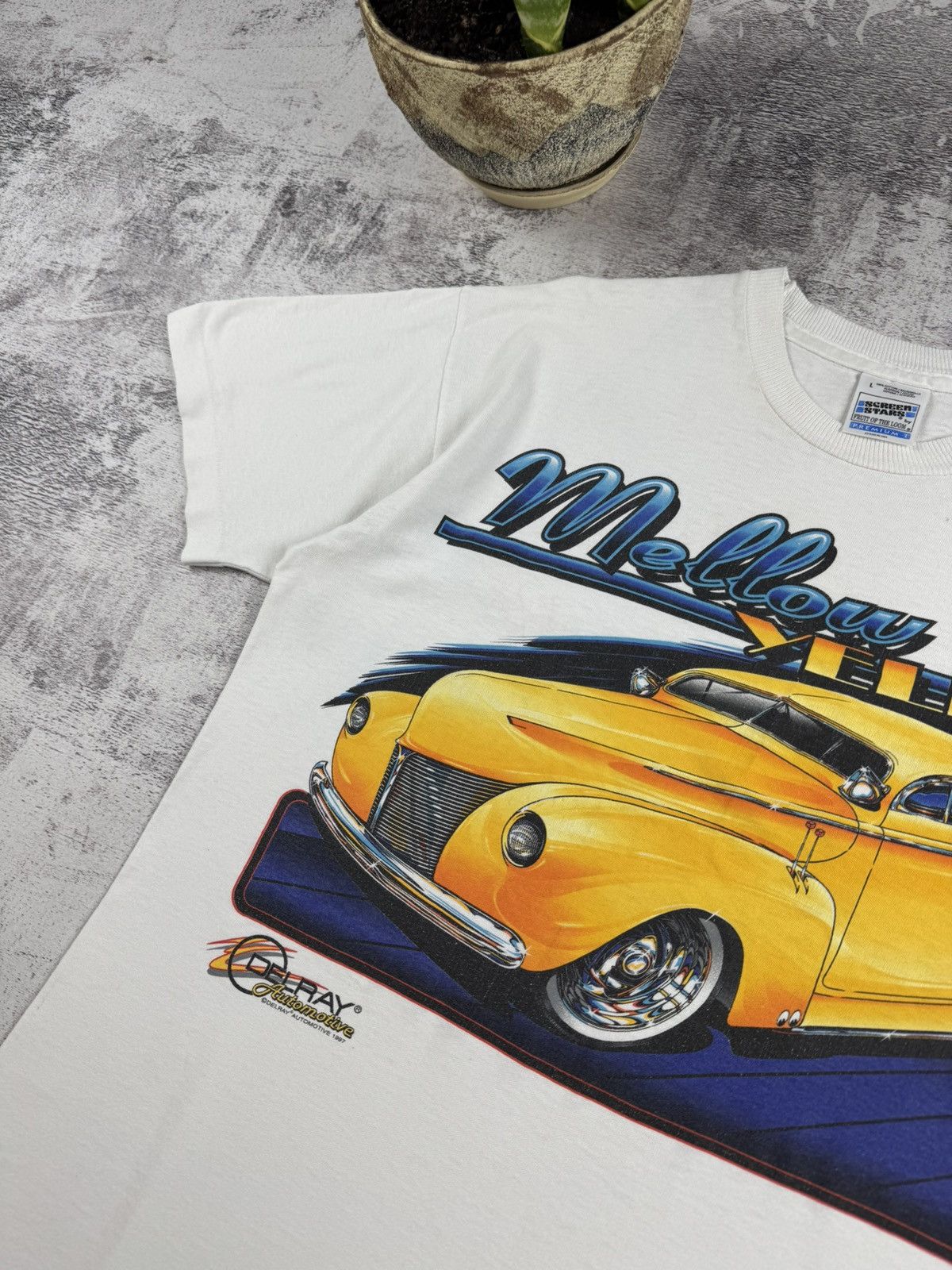 Other Mellow Yellow Honda 1997 Delray Moto Formula 1 T Shirt Tee Size US L / EU 52-54 / 3 - 7 Thumbnail