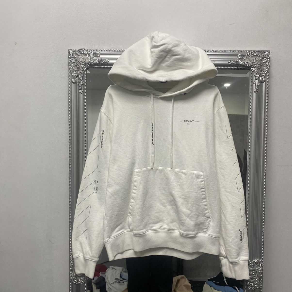 Off-White Off White hoodie Big Logo Cage Back Size US L / EU 52-54 / 3 - 3 Thumbnail