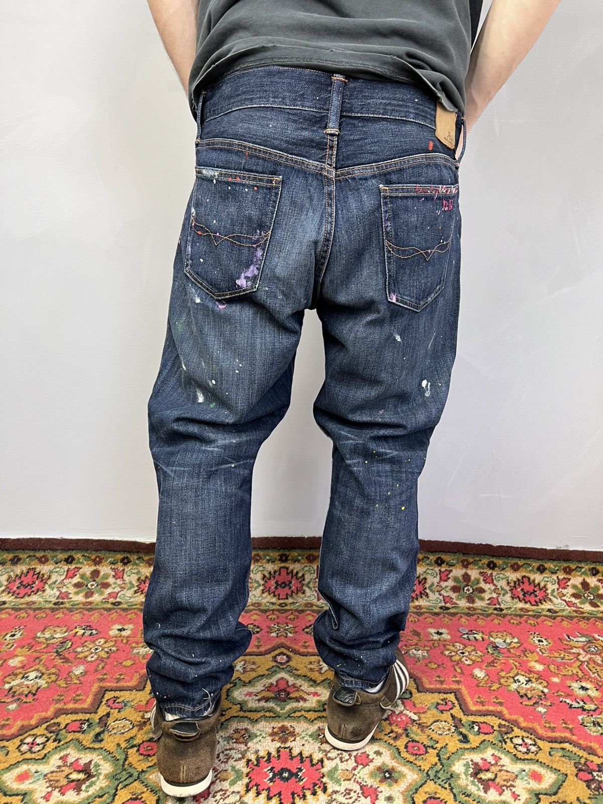 Denim & Supply Ralph Lauren × Polo Ralph Lauren × Vintage Vintage Denim & Supply RL Slim Distressed Denim Jeans 36×30 Size US 31 - 13 Thumbnail