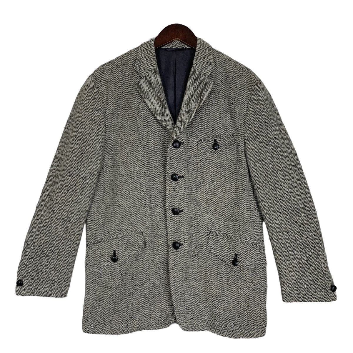 Yohji Yamamoto Vintage A.A.R by Yohji Yamamoto Harringbone Jacket Size M Size US M / EU 48-50 / 2 - 1 Thumbnail