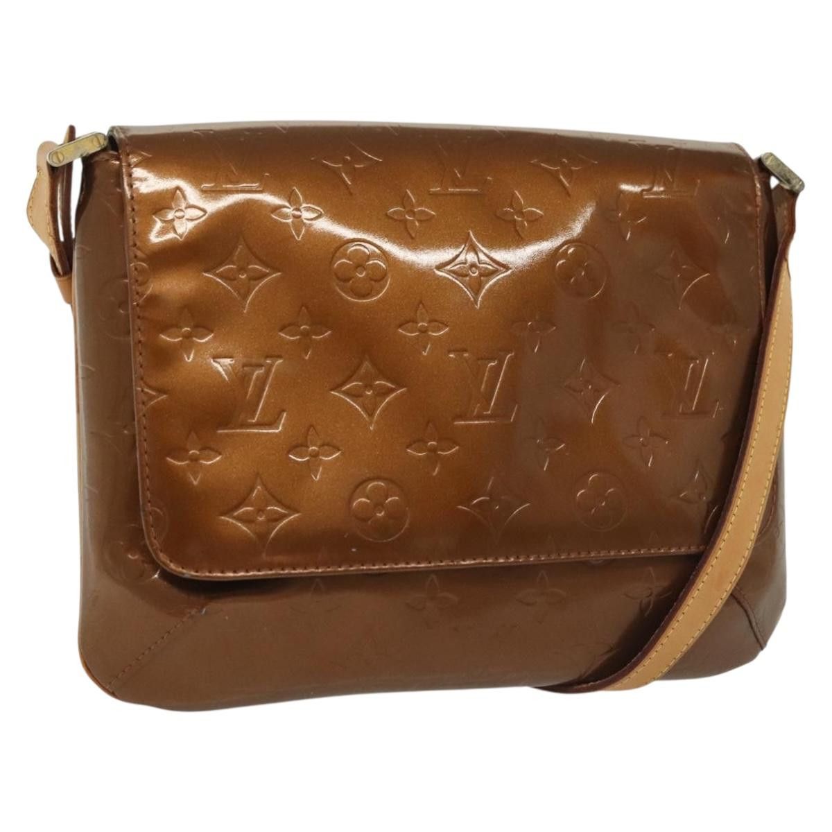 Louis Vuitton LOUIS VUITTON Monogram Vernis Thompson Street Bag Bronze Size ONE SIZE - 1 Thumbnail