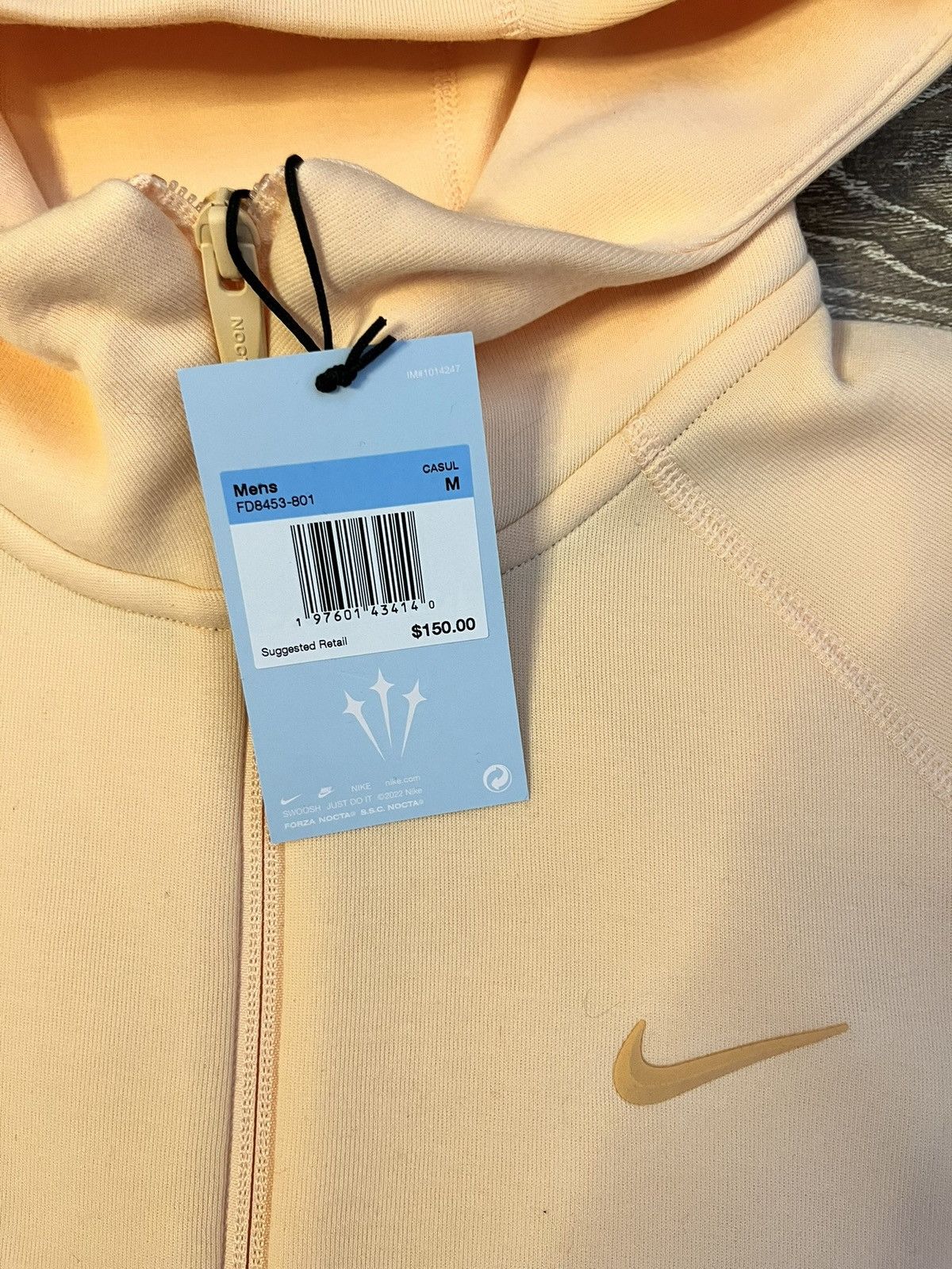 NOCTA × Nike Nike x Nocta Tech Fleece Zip Peach Size US M / EU 48-50 / 2 - 2 Thumbnail