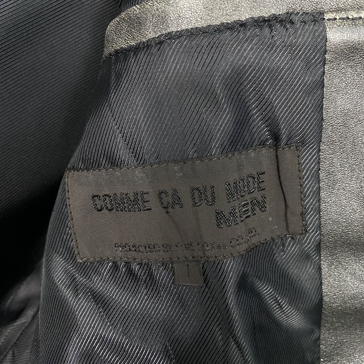 Comme Ca Ism × Japanese Brand × Leather Comme ca du mode patina leather jacket coat Size US M / EU 48-50 / 2 - 14 Thumbnail