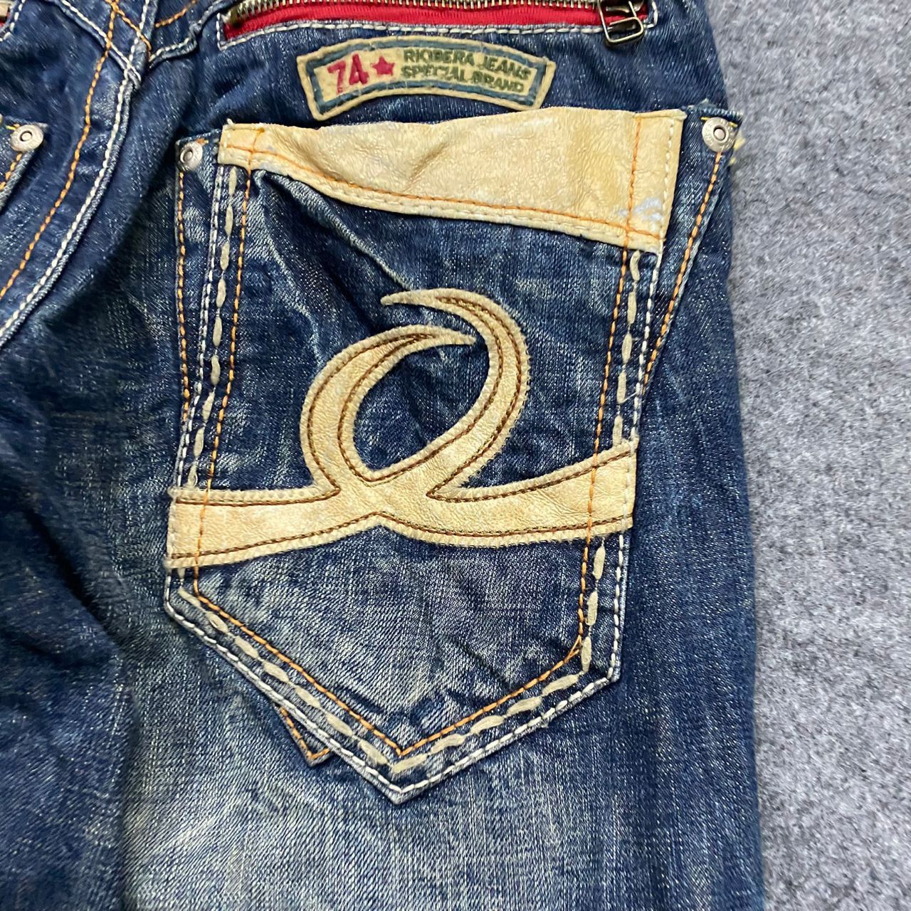 If Six Was Nine 💥Best Offer💥Vintage Riobera Jeans Distressed Denim Size US 30 / EU 46 - 12 Thumbnail