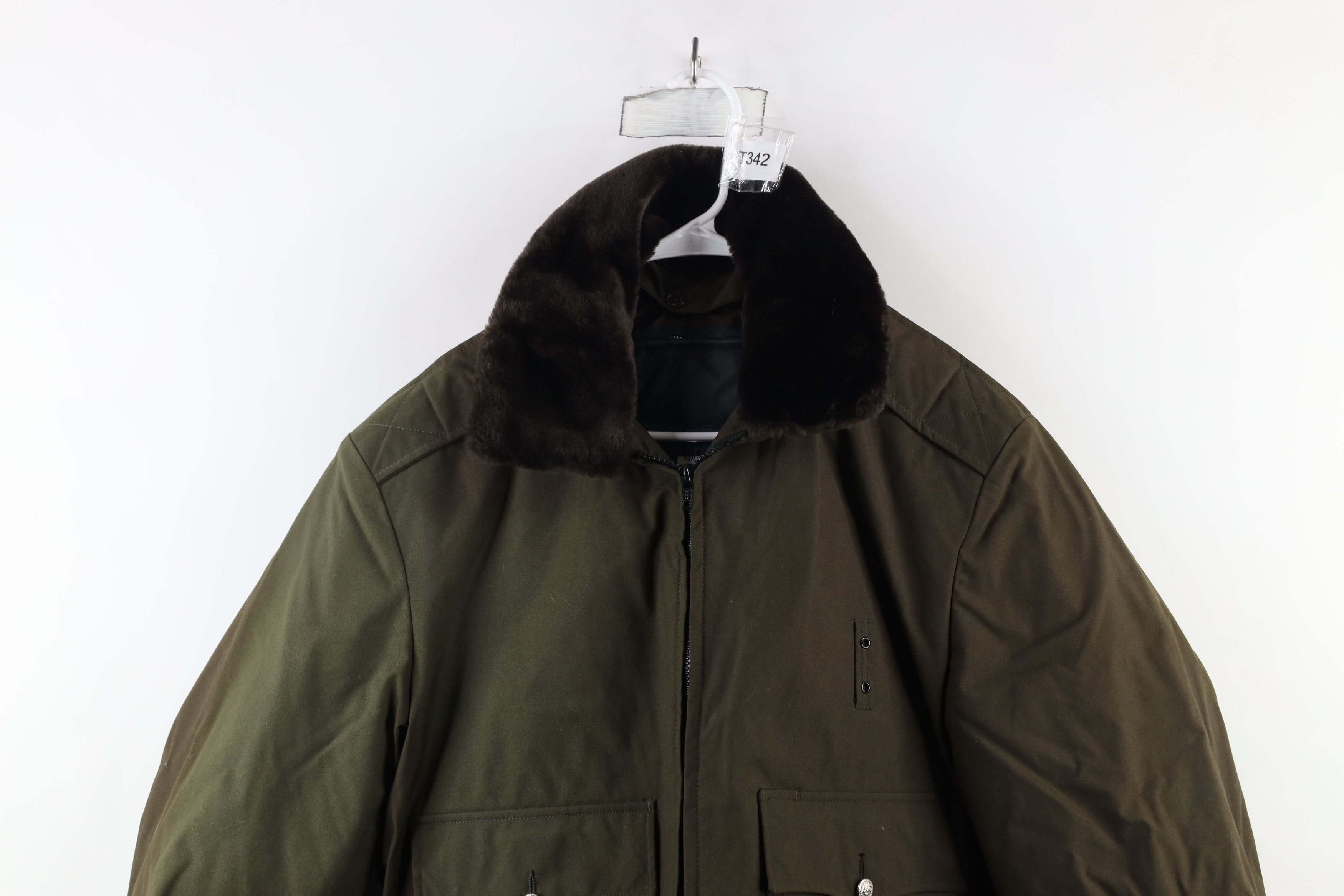Vintage Vintage 80s 90s Streetwear Police Bomber Jacket Green USA Size US L / EU 52-54 / 3 - 2 Thumbnail