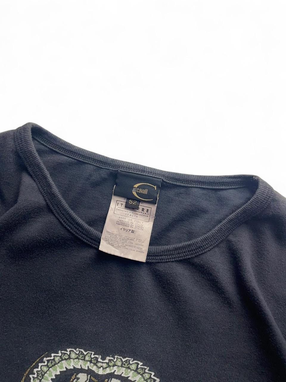 Just Cavalli 💫🌹90S JUST CAVALLI Y2K LONG SLEEVE IF SIX WAS NINE AFFLICTIO Size US L / EU 52-54 / 3 - 5 Thumbnail