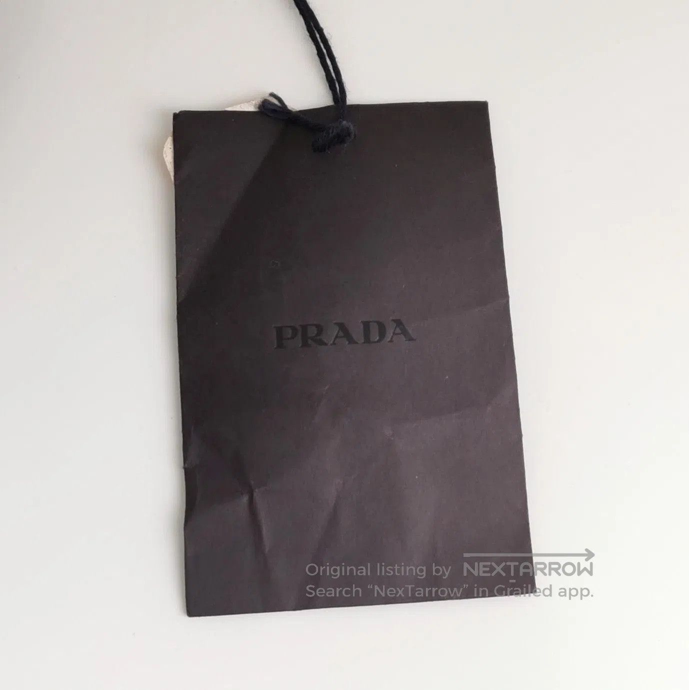 Prada Prada Cotton Straight Leg Trousers in Dark Color . Size 41" - 4 Thumbnail