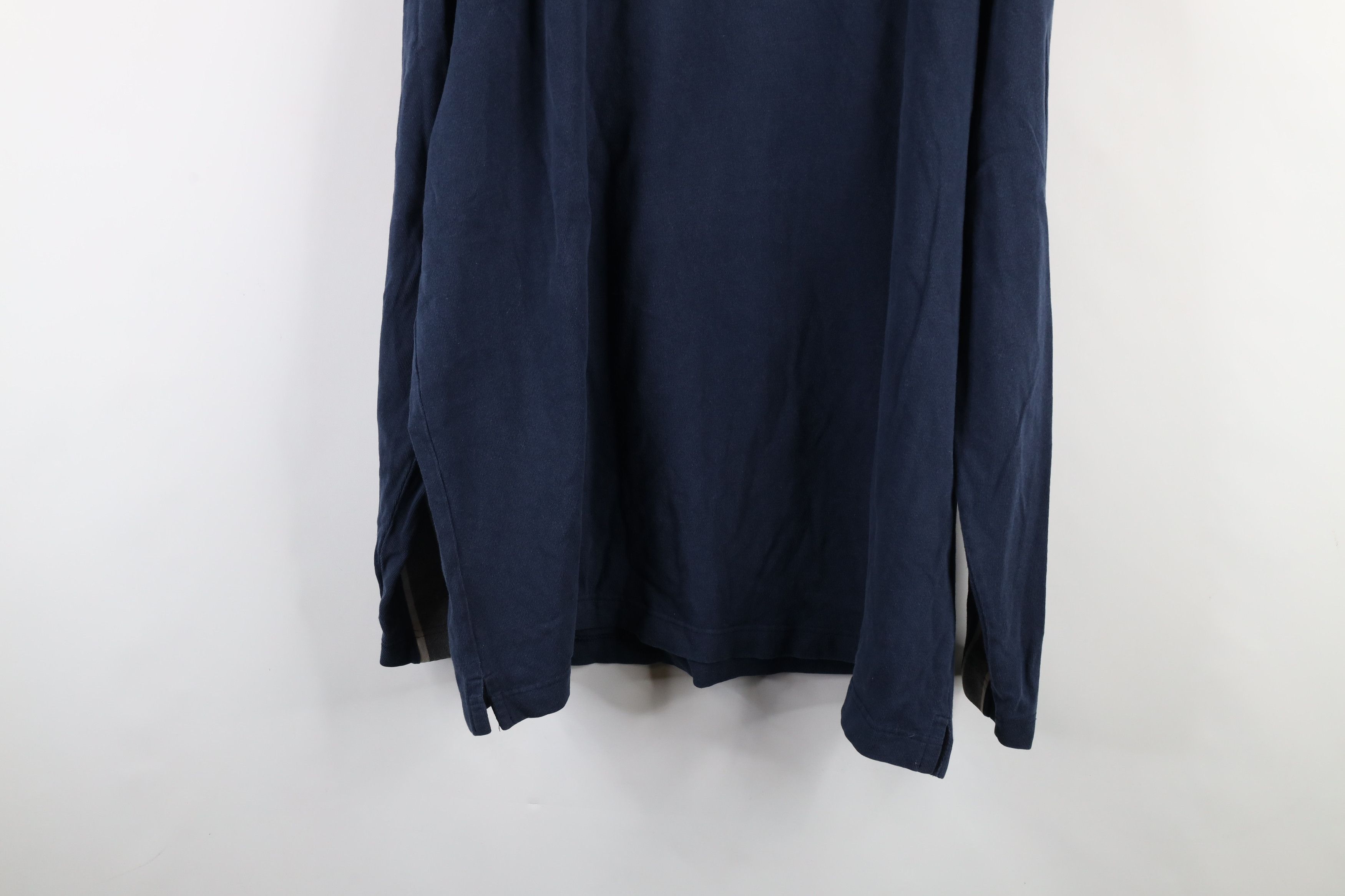 Gap × Vintage Vintage 90s Gap Block Heavy Ribbed Knit Long Sleeve T-Shirt Size US XXL / EU 58 / 5 - 12 Thumbnail