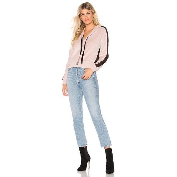 Young Fabulous & Broke Young Fabulous & Broke Rosewater Velour Hoodie Size XS / US 0-2 / IT 36-38 - 4 Thumbnail