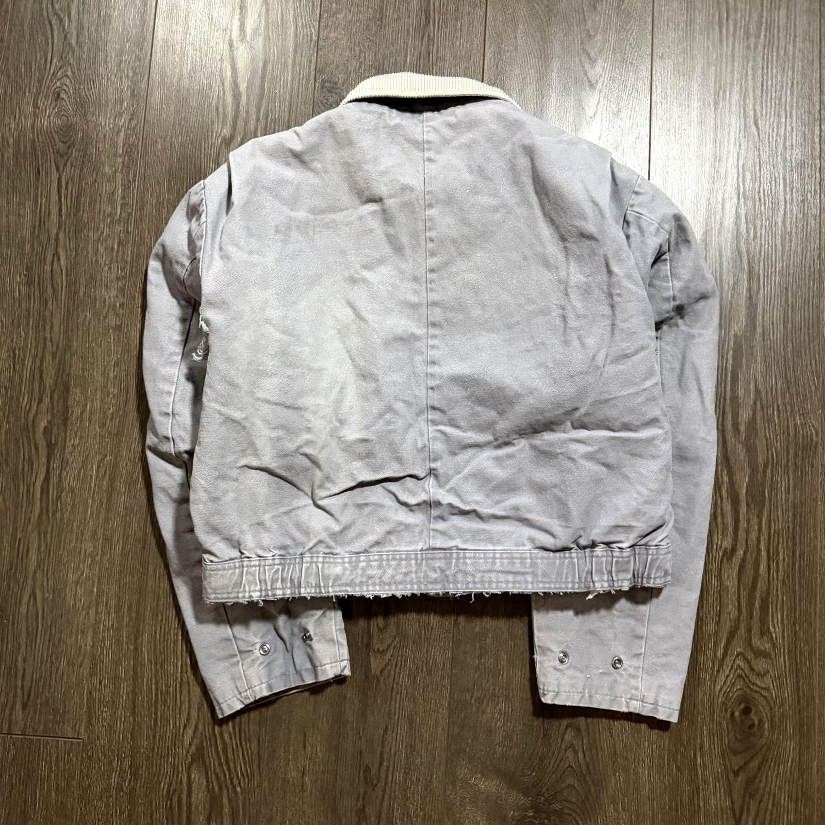 Walls VINTAGE Walls Jacket Detroit Style XL Grey Cropped Workwear Distressed Size US XL / EU 56 / 4 - 5 Thumbnail