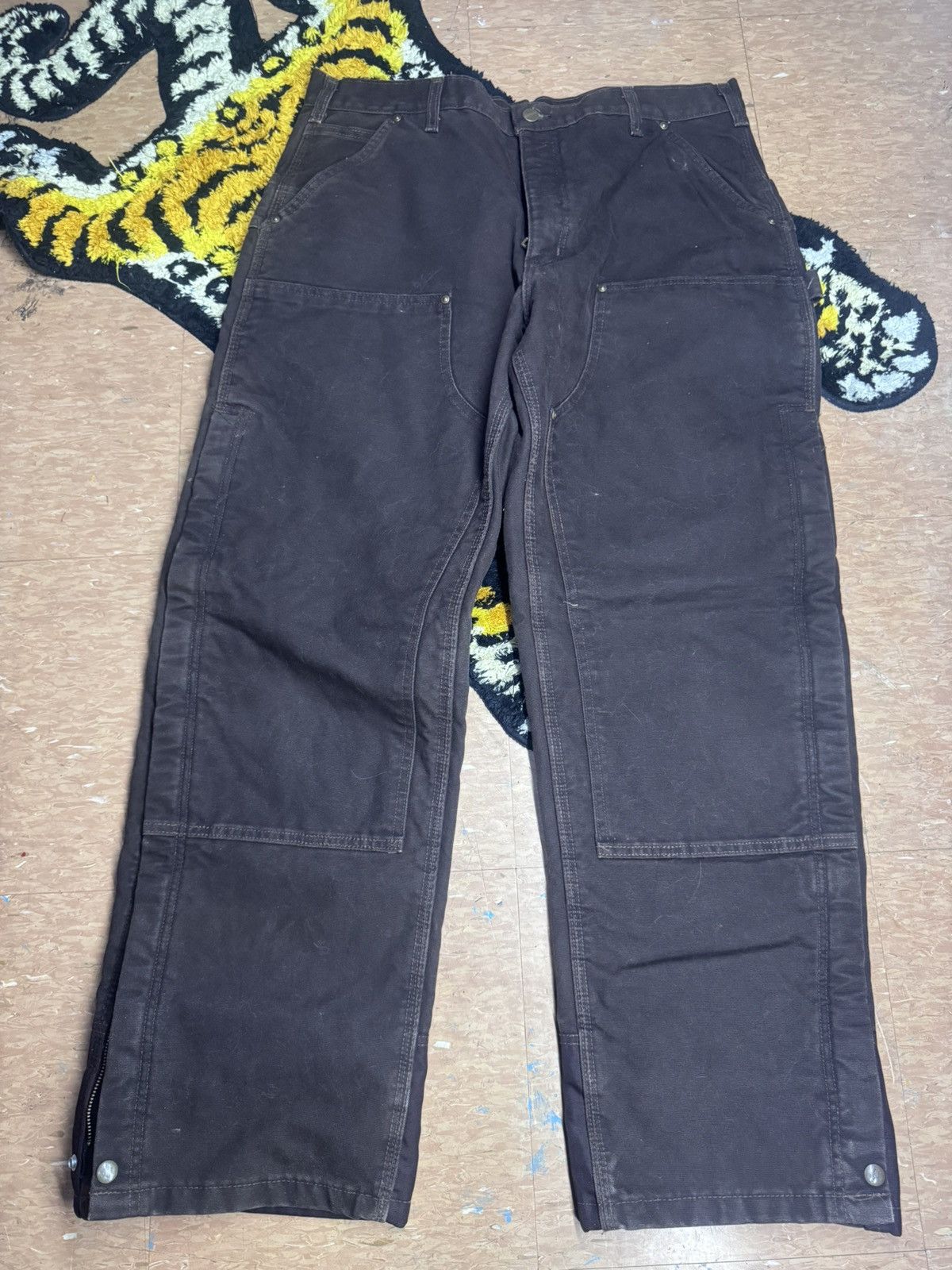Carhartt Carhartt Double Knee Insulated Duck Canvas Pants B194 DKB Size US 38 / EU 54 - 1 Thumbnail