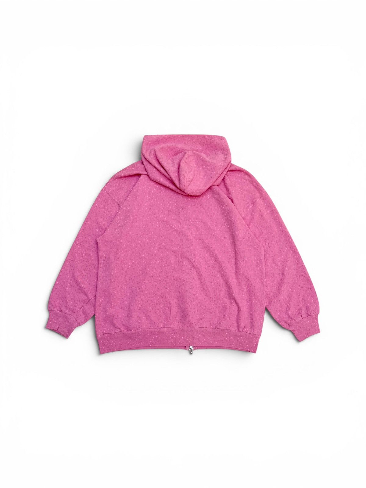 Balenciaga Balenciaga All Over Rhinestone Pink Zip Up Hoodie Size US S / EU 44-46 / 1 - 2 Thumbnail