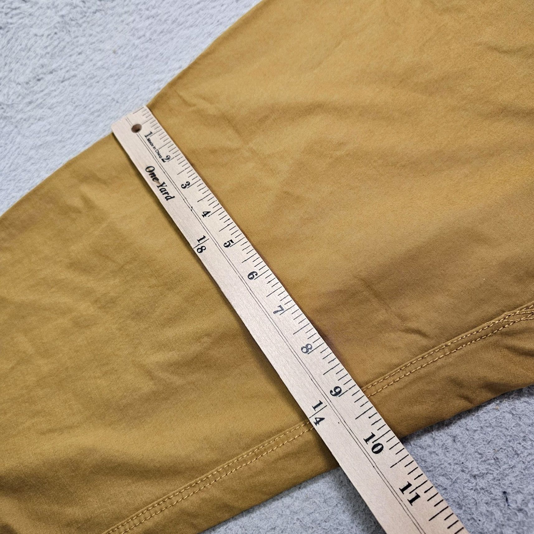 Alex Mill ALEX MILL Chino Pants Mens M Brown Elastic Waist Drawstring Casual 37 in Inseam 25 in Pockets Pleated Front Button Relaxed Straight Vintage: No Size US 31 - 6 Thumbnail