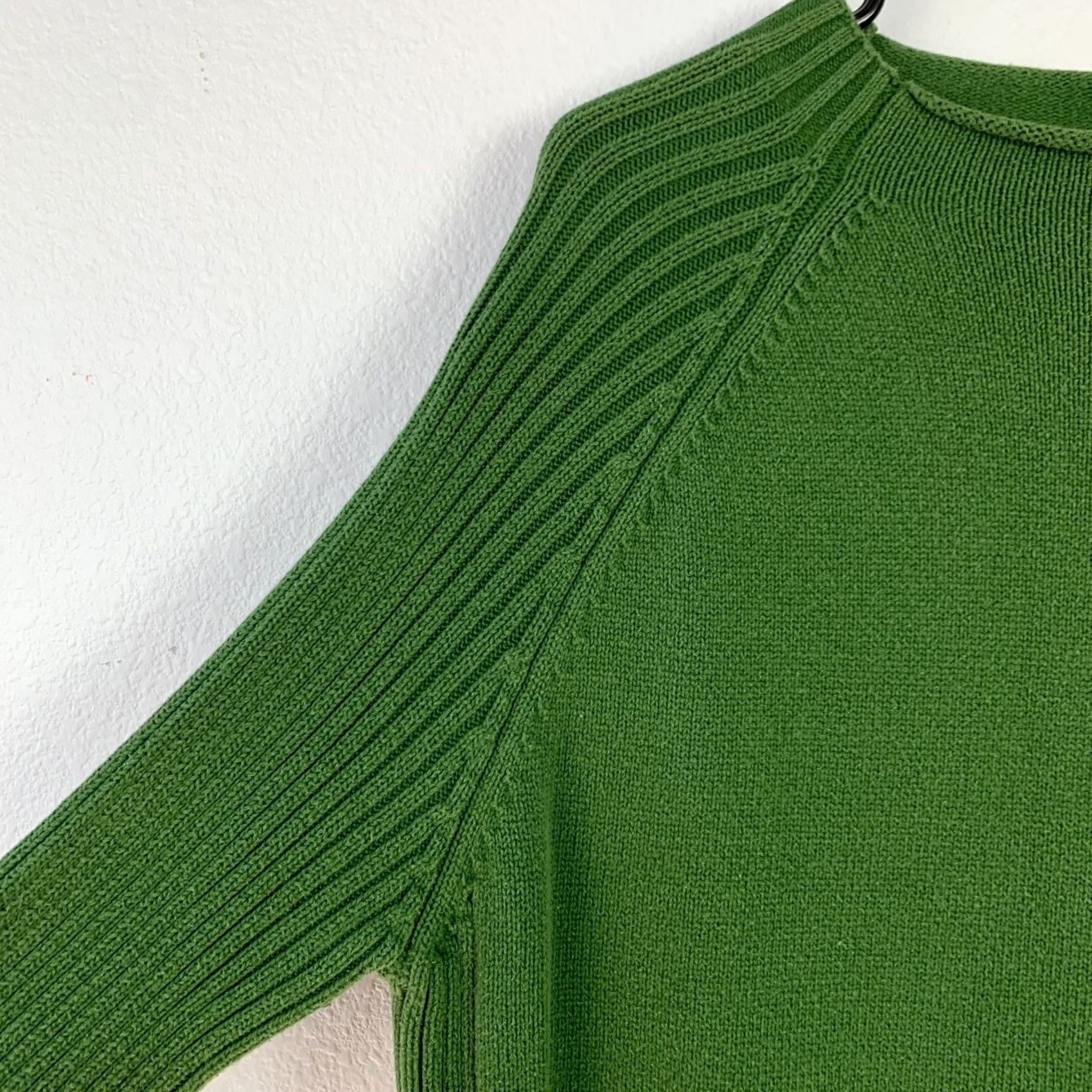 Polo Ralph Lauren VINTAGE Polo Ralph Lauren RL Polo Jeans Co Green Rollneck Ribbed Sleeves Sweater XL Cotton 1990s Mens Size US XL / EU 56 / 4 - 2 Thumbnail