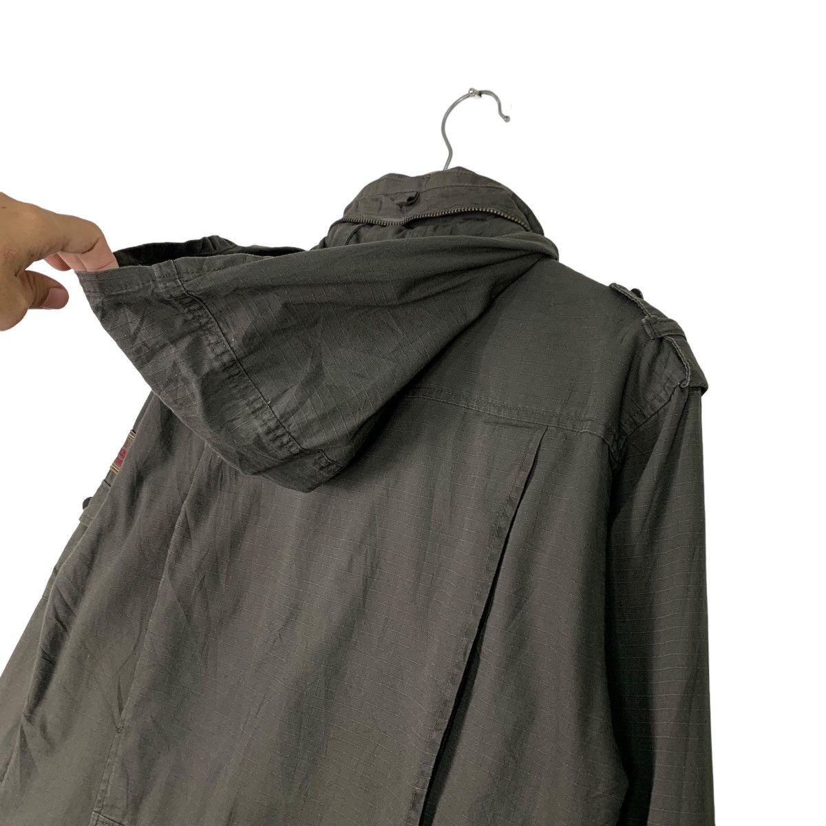 Japanese Brand CENTER CLEASE Combat Tactical Hooded Jacket #0487-C22 Size US M / EU 48-50 / 2 - 20 Thumbnail
