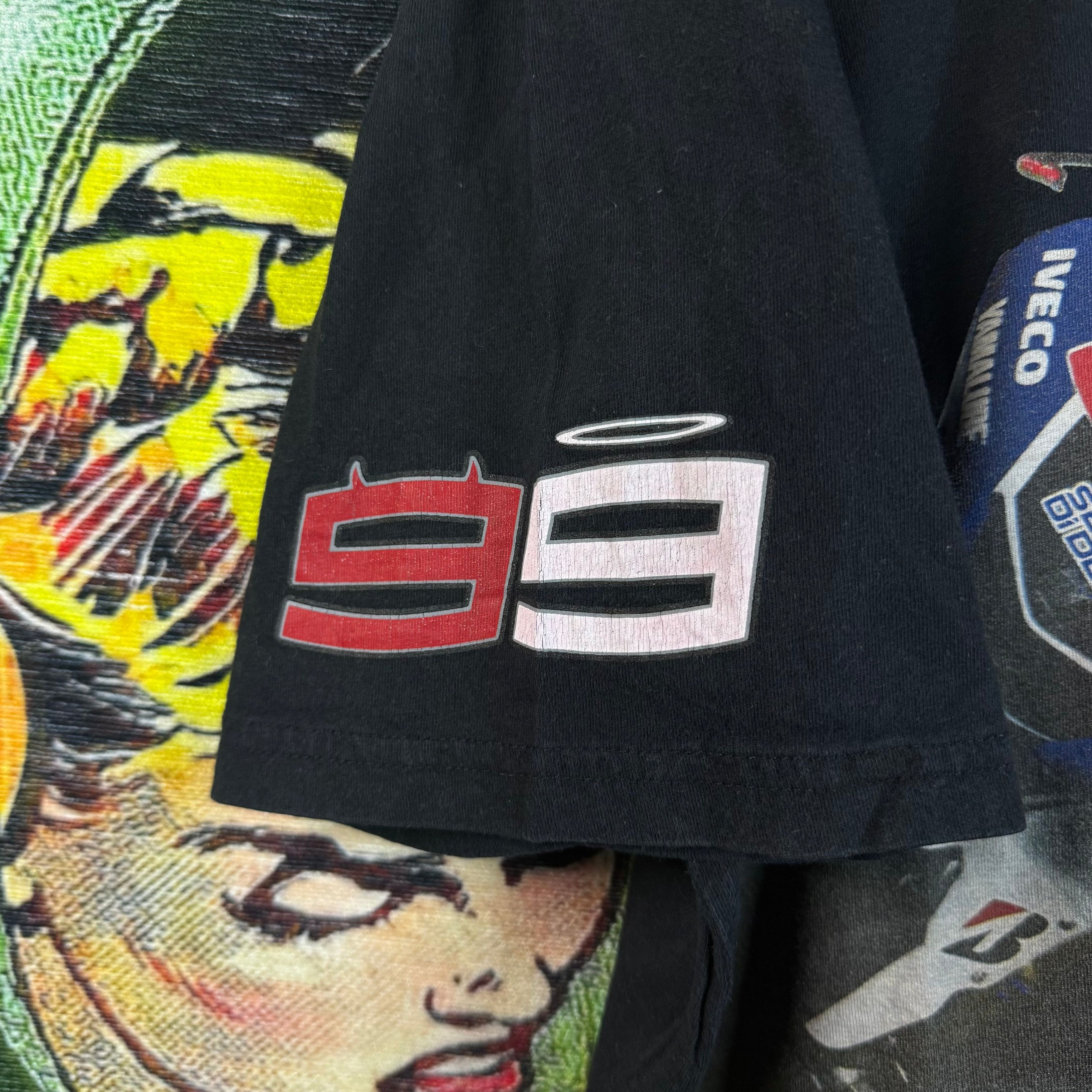 Yamaha Y2K Yamaha Jorge Lorenzo Moto Racing Tee Size XL Size US XL / EU 56 / 4 - 4 Thumbnail