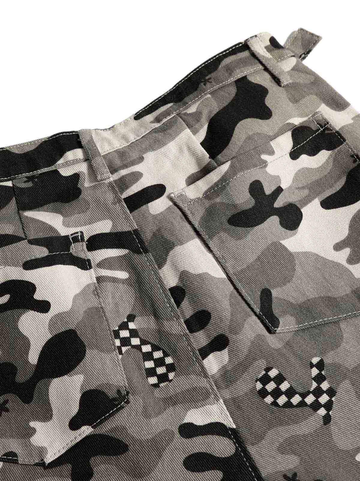 Japanese Brand Camouflage Multi-pocket Cargo Jorts - 2429 Size ONE SIZE - 5 Thumbnail