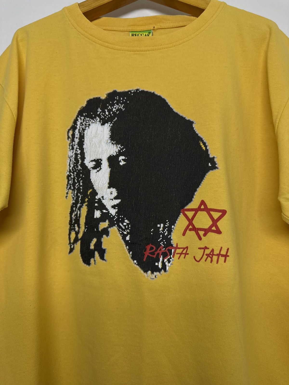 Bob Marley Rare! Vintage RASTAMAN RASTA JAH T Shirt Bob Marley Weed Size US L / EU 52-54 / 3 - 2 Thumbnail