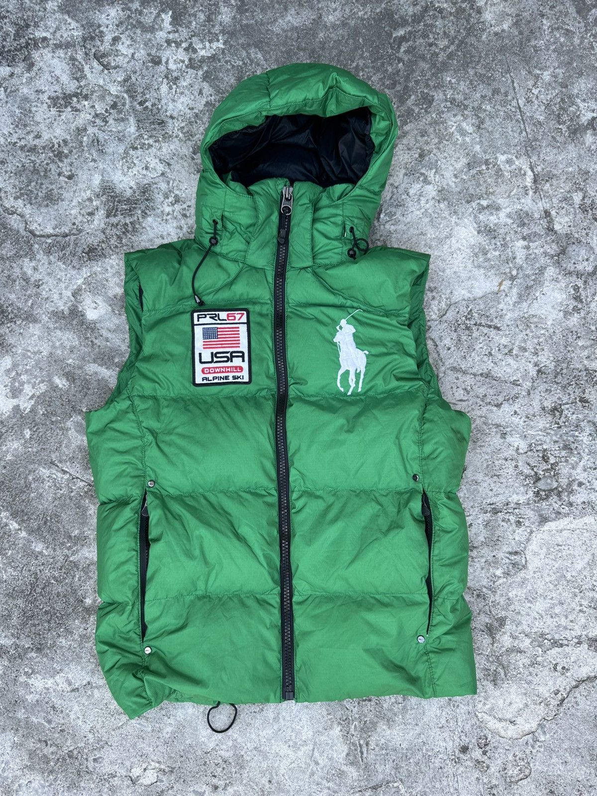 Polo Ralph Lauren × Ralph Lauren × Vintage RL Puffer Vest Size US S / EU 44-46 / 1 - 1 Thumbnail