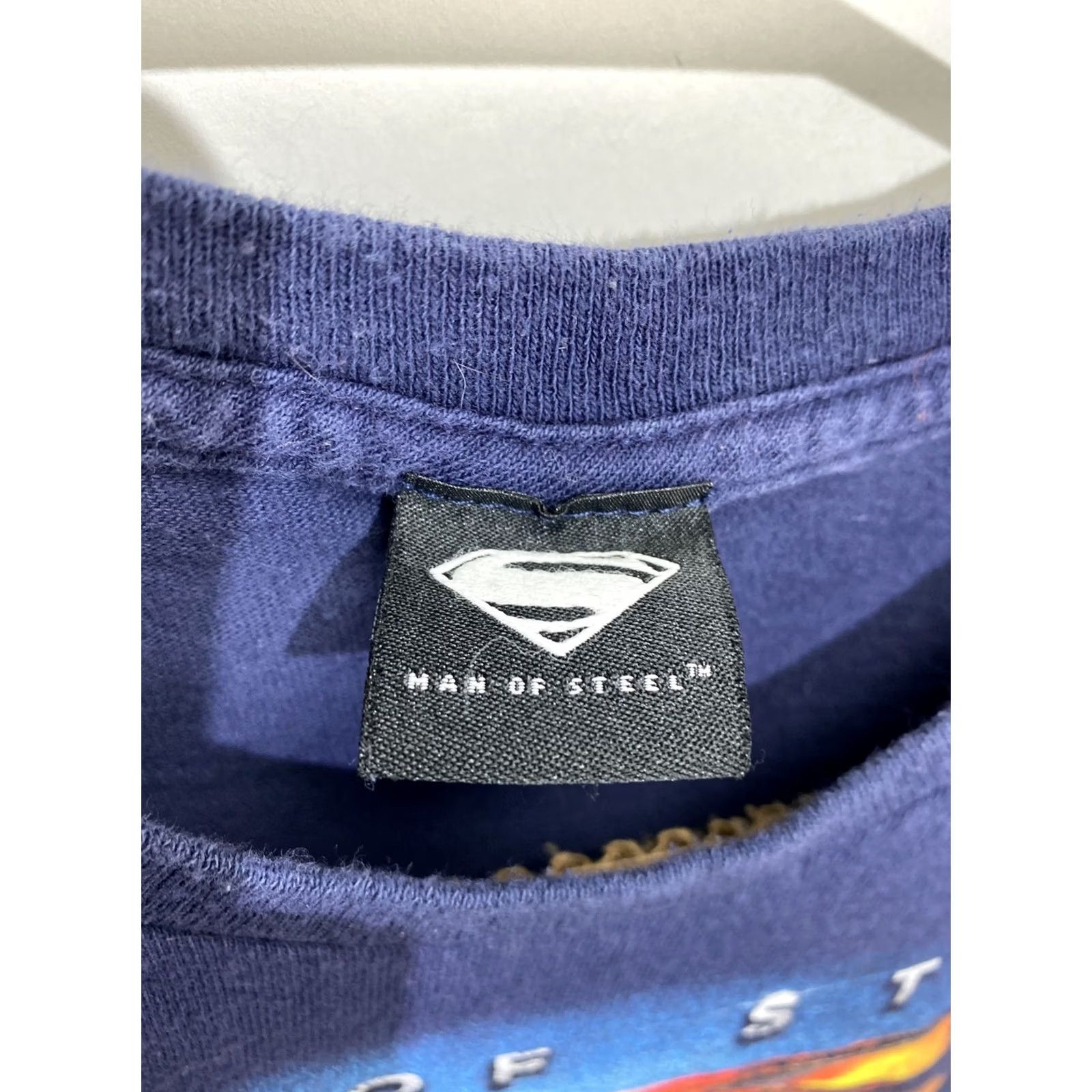 DC Comics DC Comics Superman Graphic T Shirt Men Large Blue Short Sleeve Crew Neck Logo 100% Cotton Man of Steel Vintage No Size US L / EU 52-54 / 3 - 3 Thumbnail