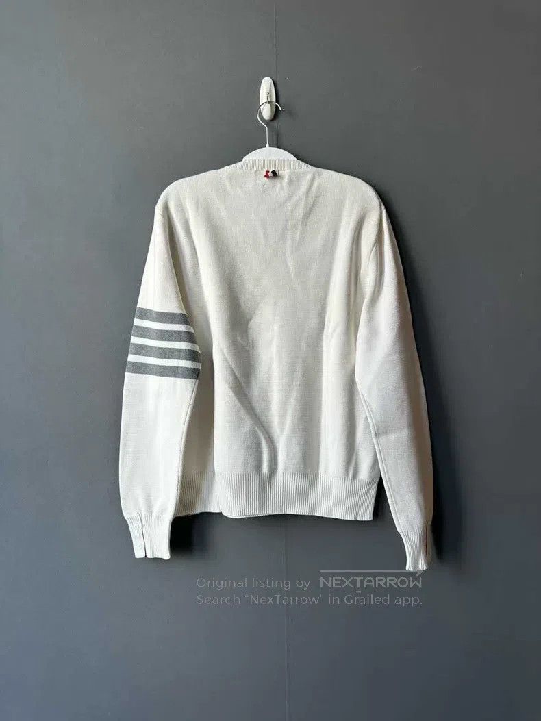 Thom Browne Thom Browne White sweater Size US M / EU 48-50 / 2 - 2 Thumbnail