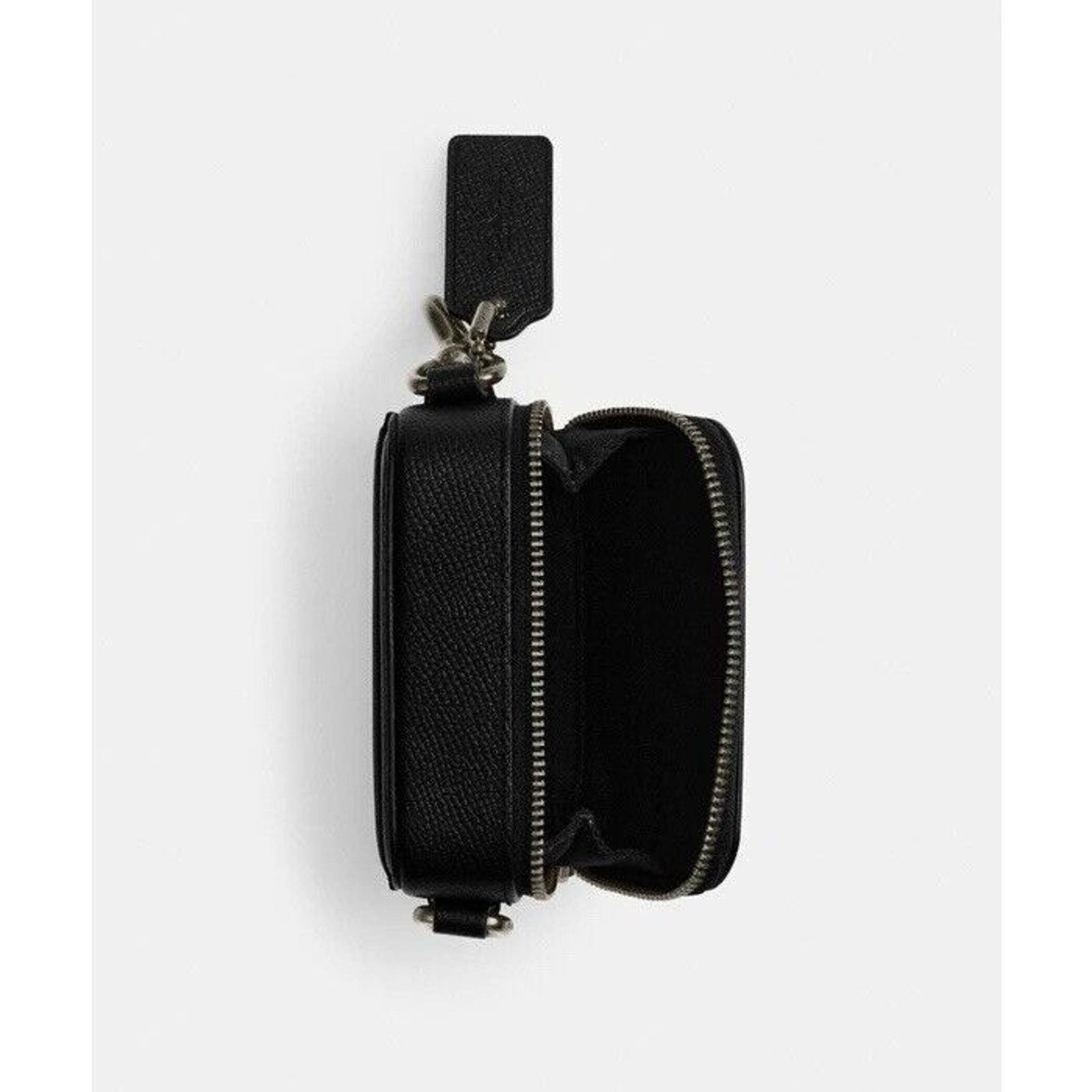 Coach NWT Coach Mini Crossbody Black Crossgrain CP271 Cards Size ONE SIZE - 4 Thumbnail