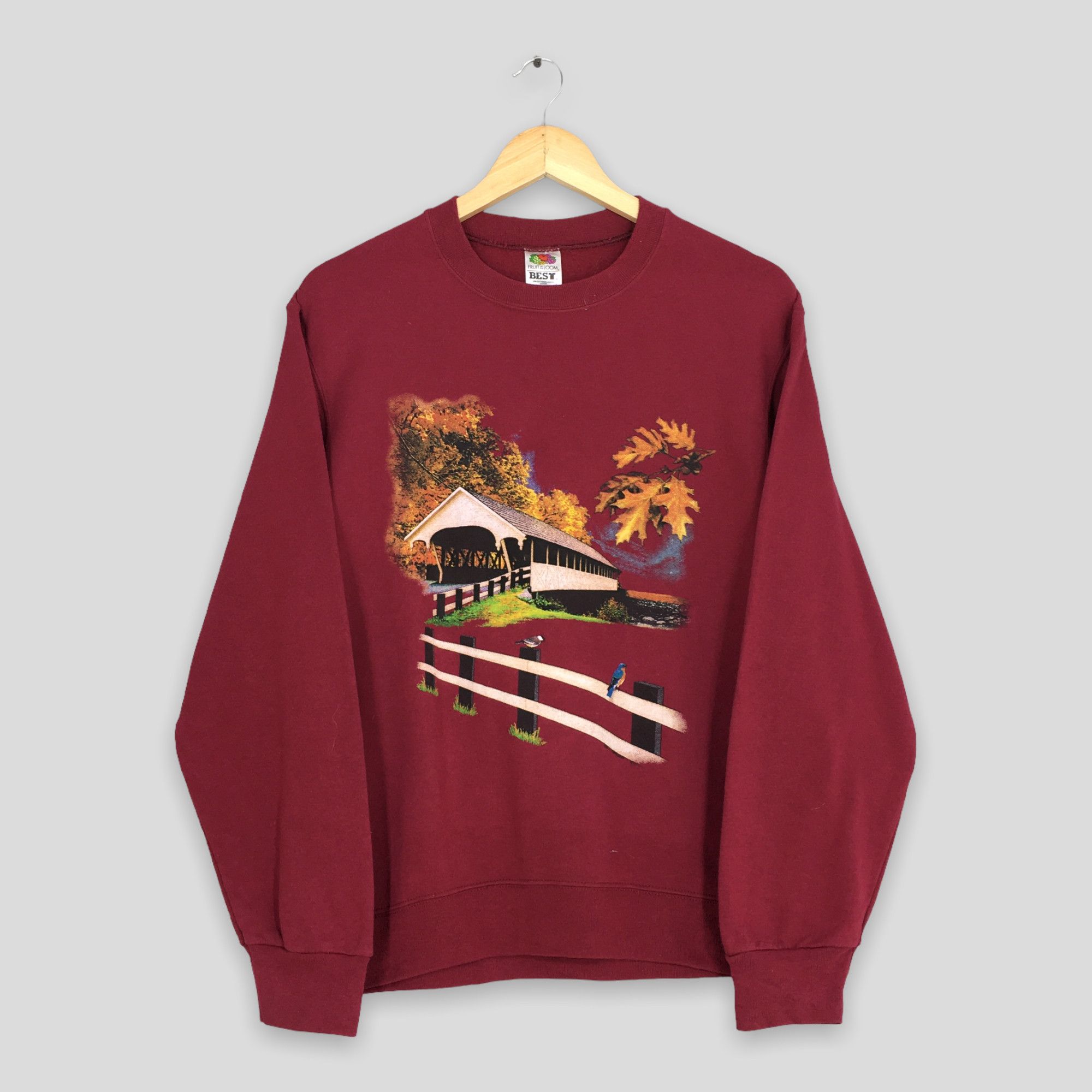 Habitat × Vintage Vintage 90s Morning Sun Natures Garden Sweatshirt Small Size US S / EU 44-46 / 1 - 1 Thumbnail
