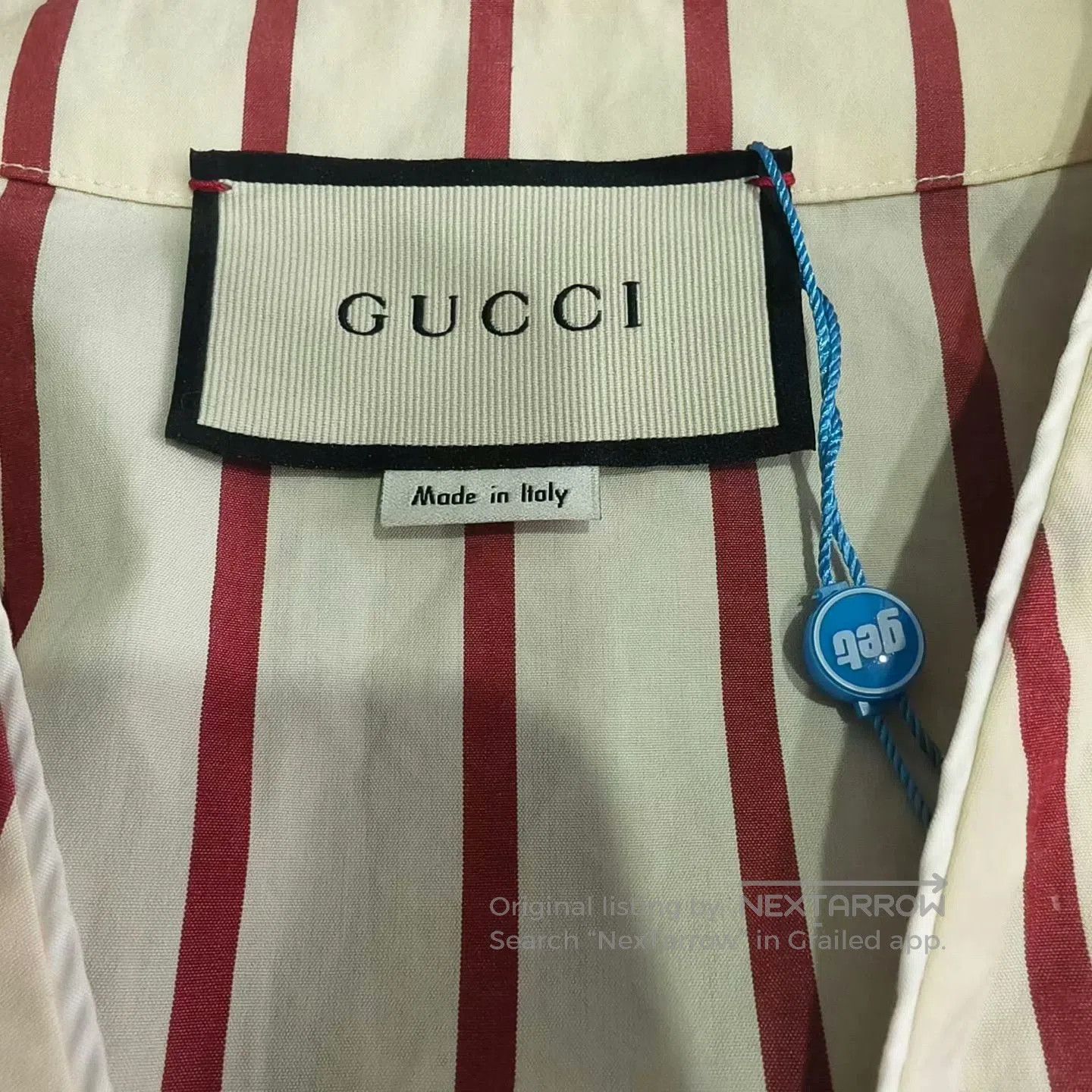 Gucci Gucci New Stripe Baseball Short-Sleeve Shirt. Size US S / EU 44-46 / 1 - 3 Thumbnail