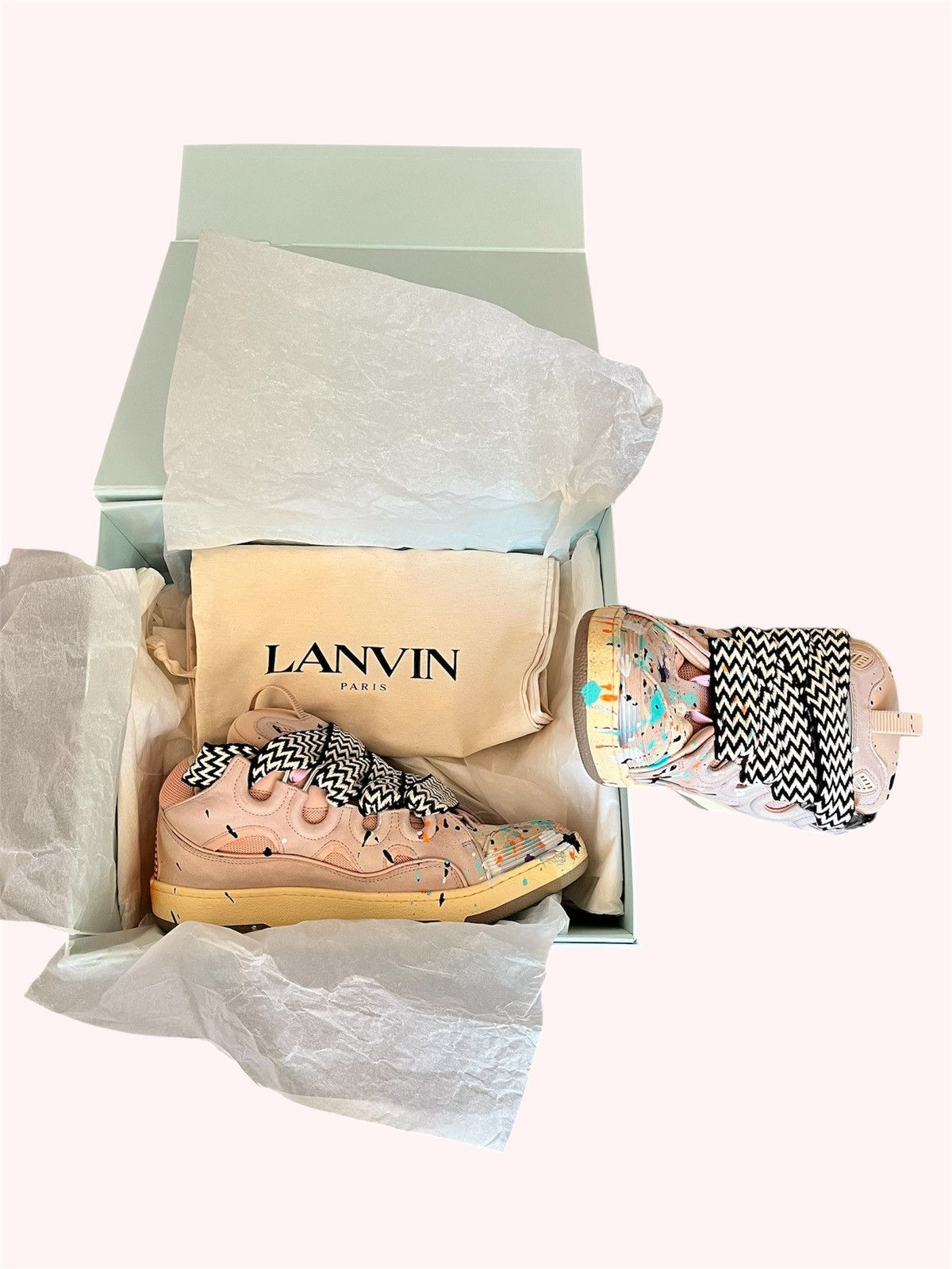 Gallery Dept. × Lanvin Gallery Dept. x Lanvin Curb Sneakers Size US 12 / EU 45 - 4 Thumbnail