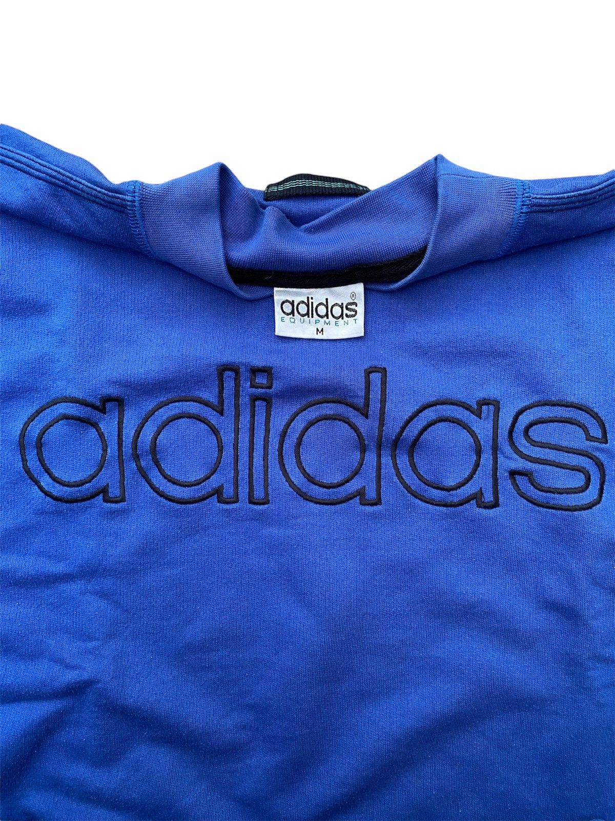 Adidas × Japanese Brand × Vintage Vintage Adidas Equipment Spellout Logo Sweatshirt Size US M / EU 48-50 / 2 - 6 Thumbnail