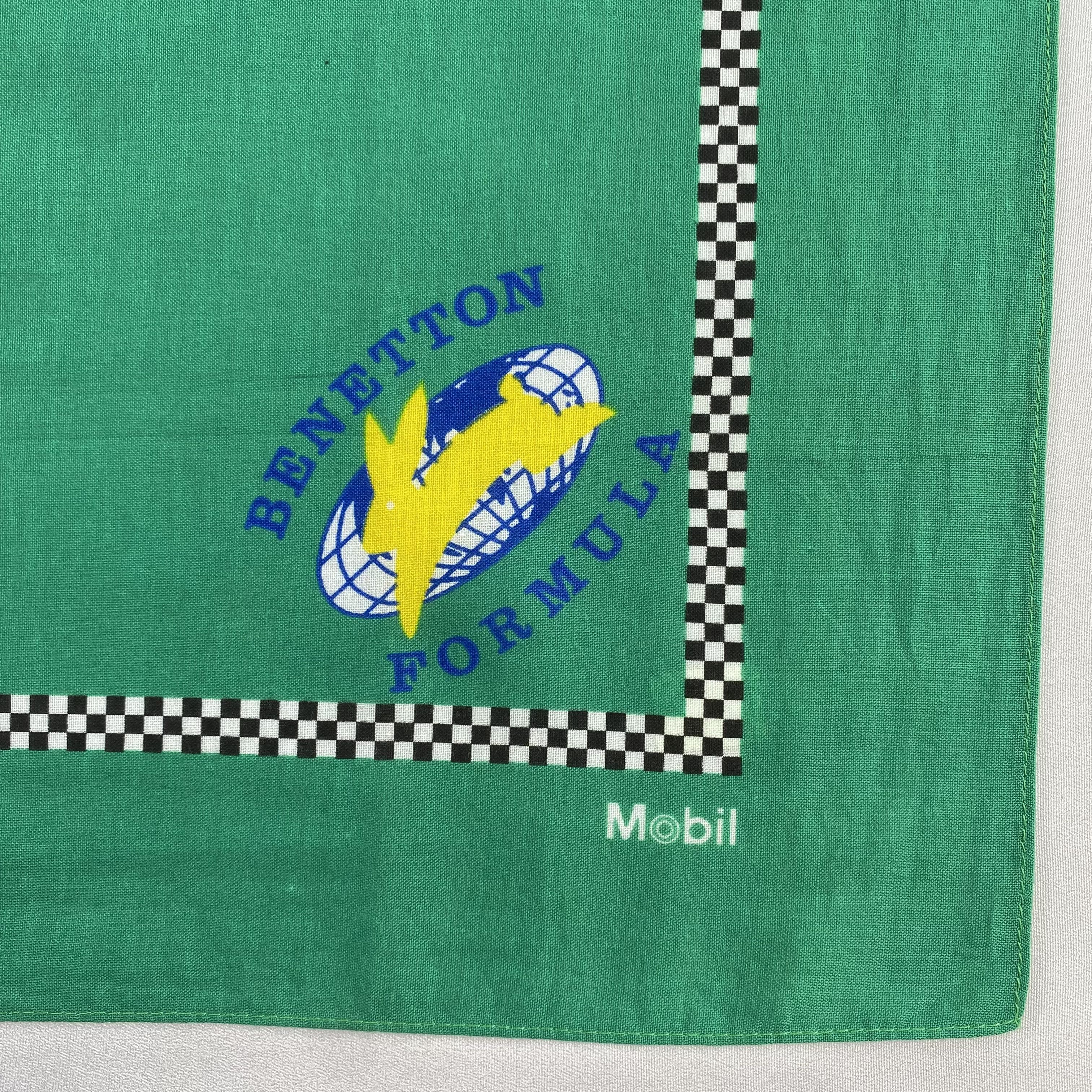 Vintage Benetton Formula Handkerchief / Neckerchief / Bandana-P636 Size ONE SIZE - 3 Thumbnail