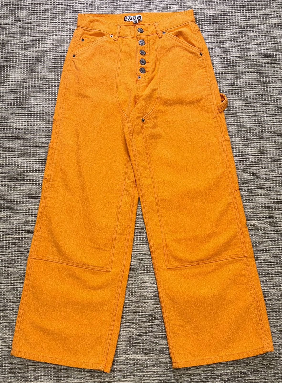 Vale Vale Forever Orange Big OL Painted Pants Size US 30 / EU 46 - 1 Thumbnail