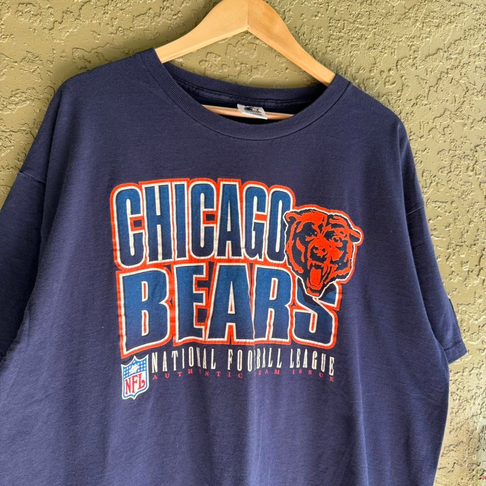 Starter Vintage Starter NFL Chicago Bears Football Men's XL Tee Size US XL / EU 56 / 4 - 4 Thumbnail
