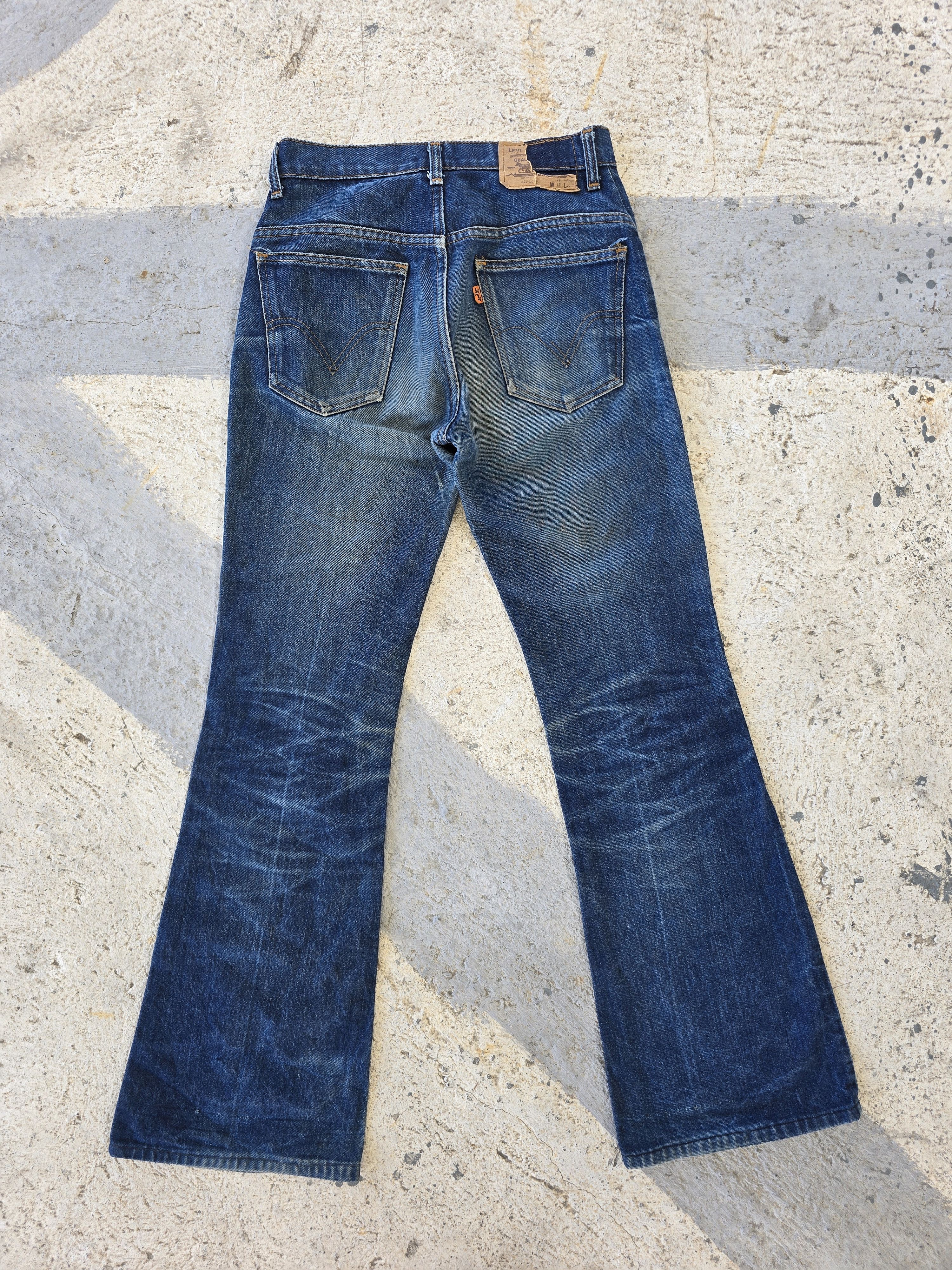 Levi's Vintage 70s Levis Orange Tab Bell Bottom Denim Size US 28 / EU 44 - 1 Thumbnail