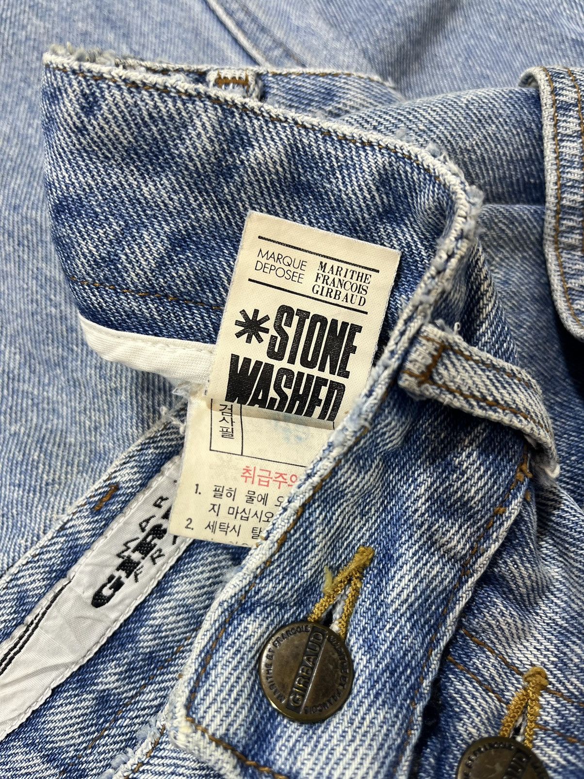Marithe + Francois Girbaud Marithé François Girbaud Vintage Stone Washed Jeans Size US 33 - 15 Thumbnail