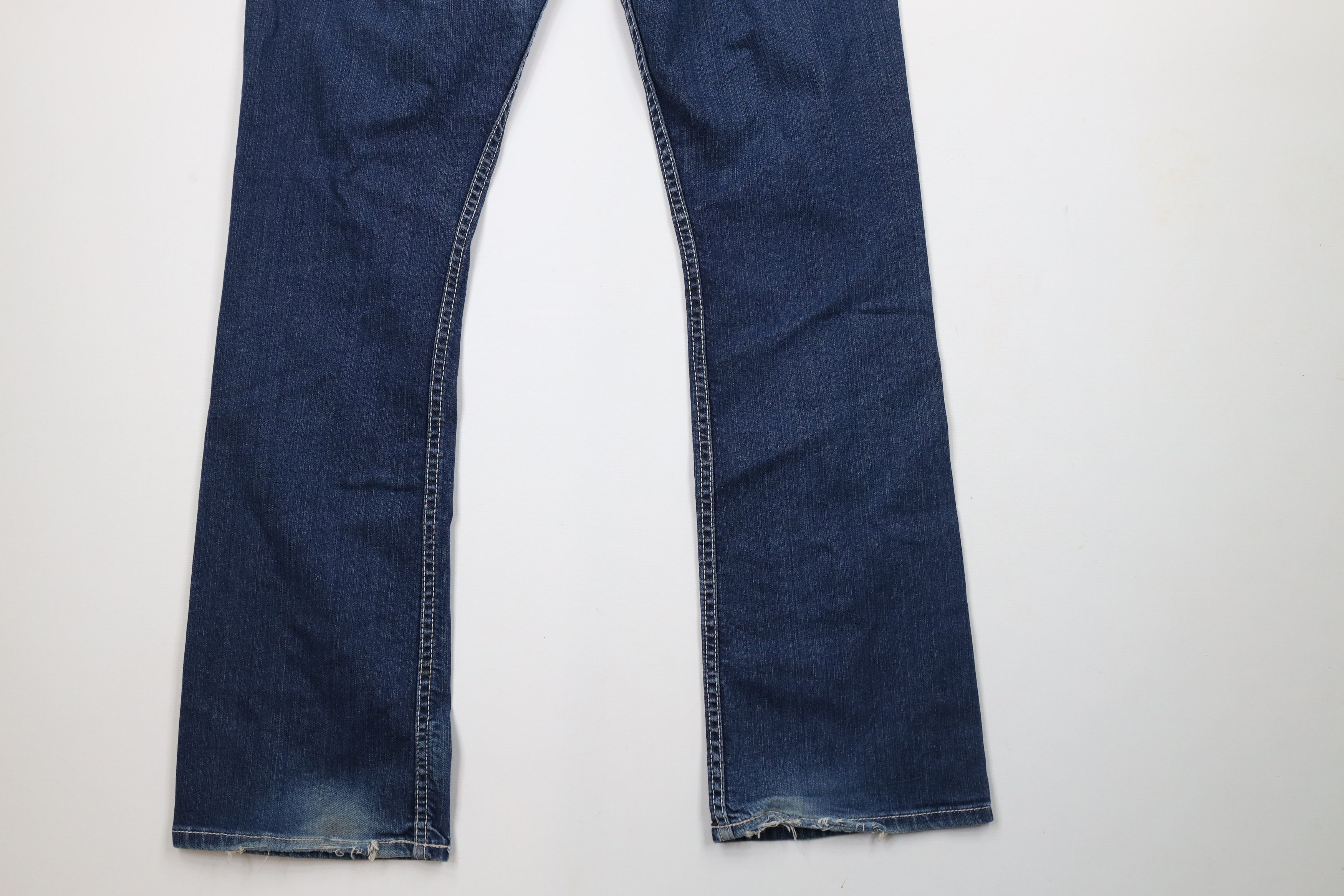 BKE × Vintage Buckle BKE Faded Thick Stitch Stretch Culture Bootcut Jeans Size 32" / US 10 / IT 46 - 13 Thumbnail