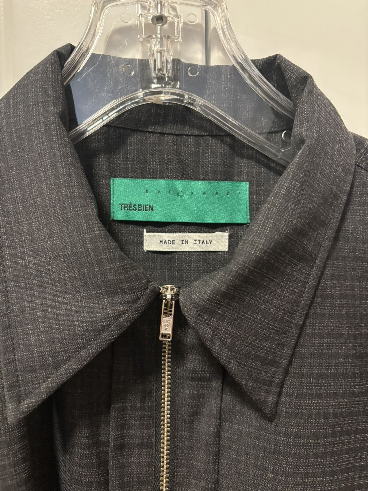 Tres Bien Tres Bien Everywear Wool Zip Shirt Size US M / EU 48-50 / 2 - 3 Thumbnail