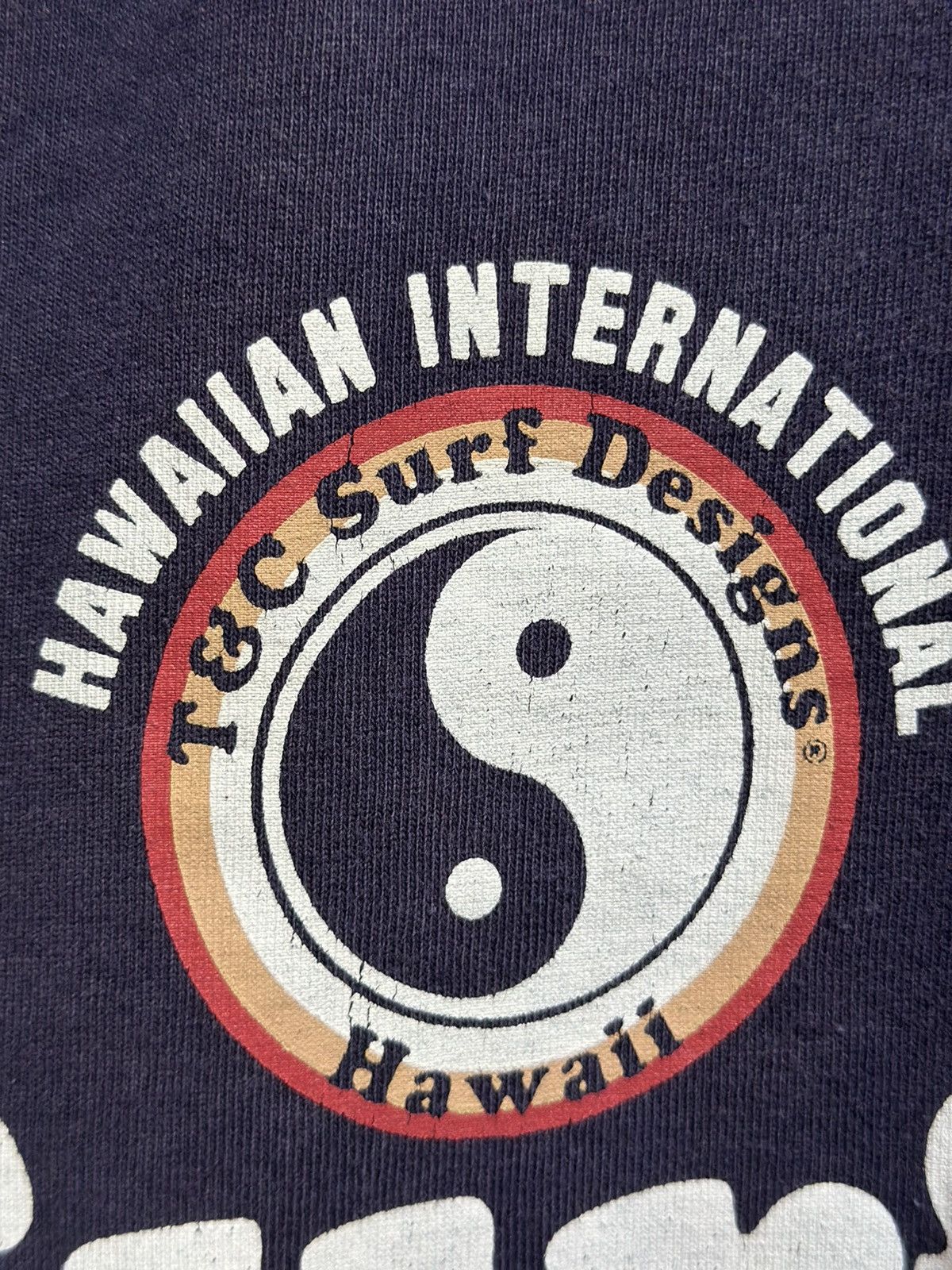 Vintage Vintage Hawaiian International T&C Sun Faded Tee Size US XXL / EU 58 / 5 - 3 Thumbnail