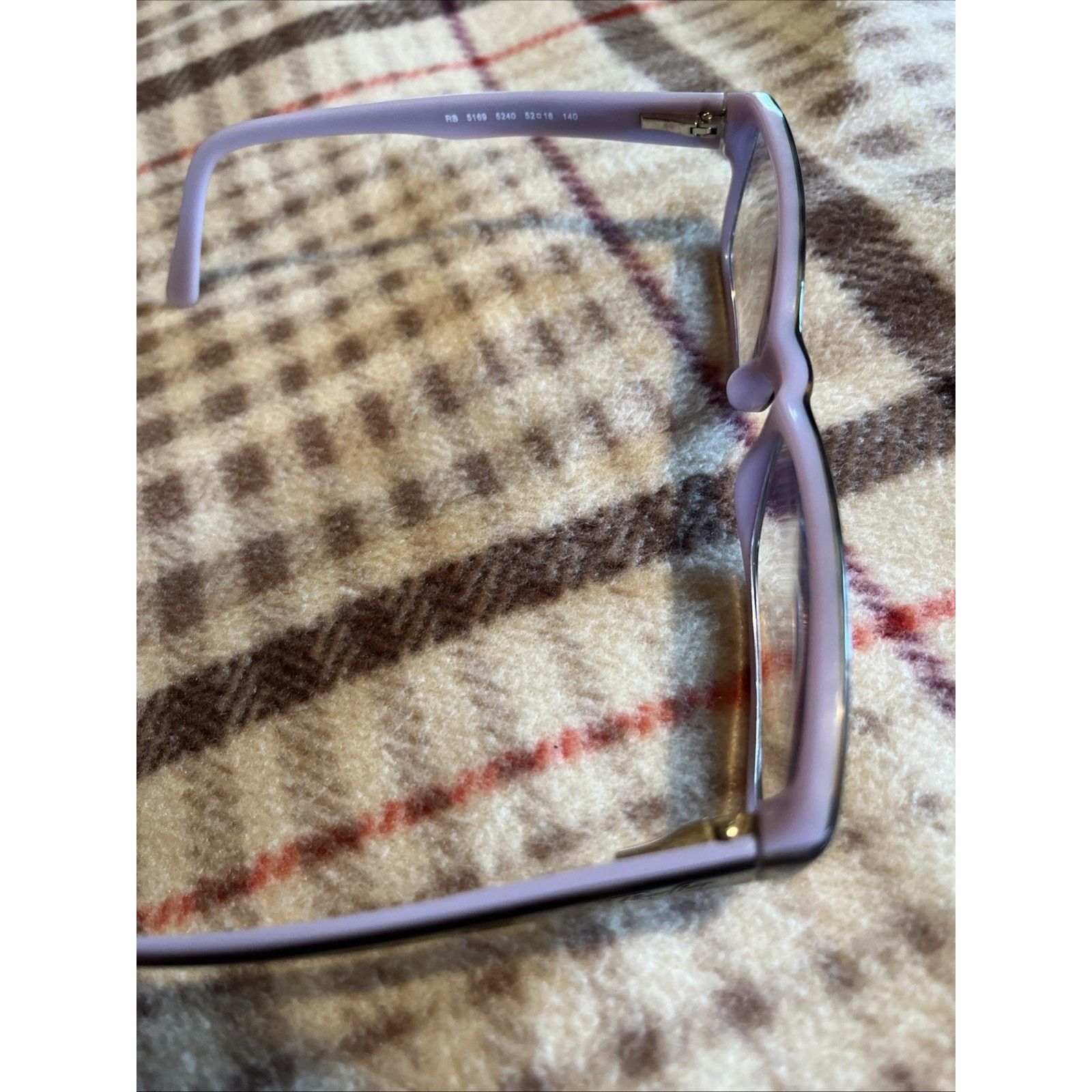 RayBan Ray-Ban RB5169 5240 Eyeglasses Frame Brown 52-16-140 1881 Size ONE SIZE - 6 Thumbnail