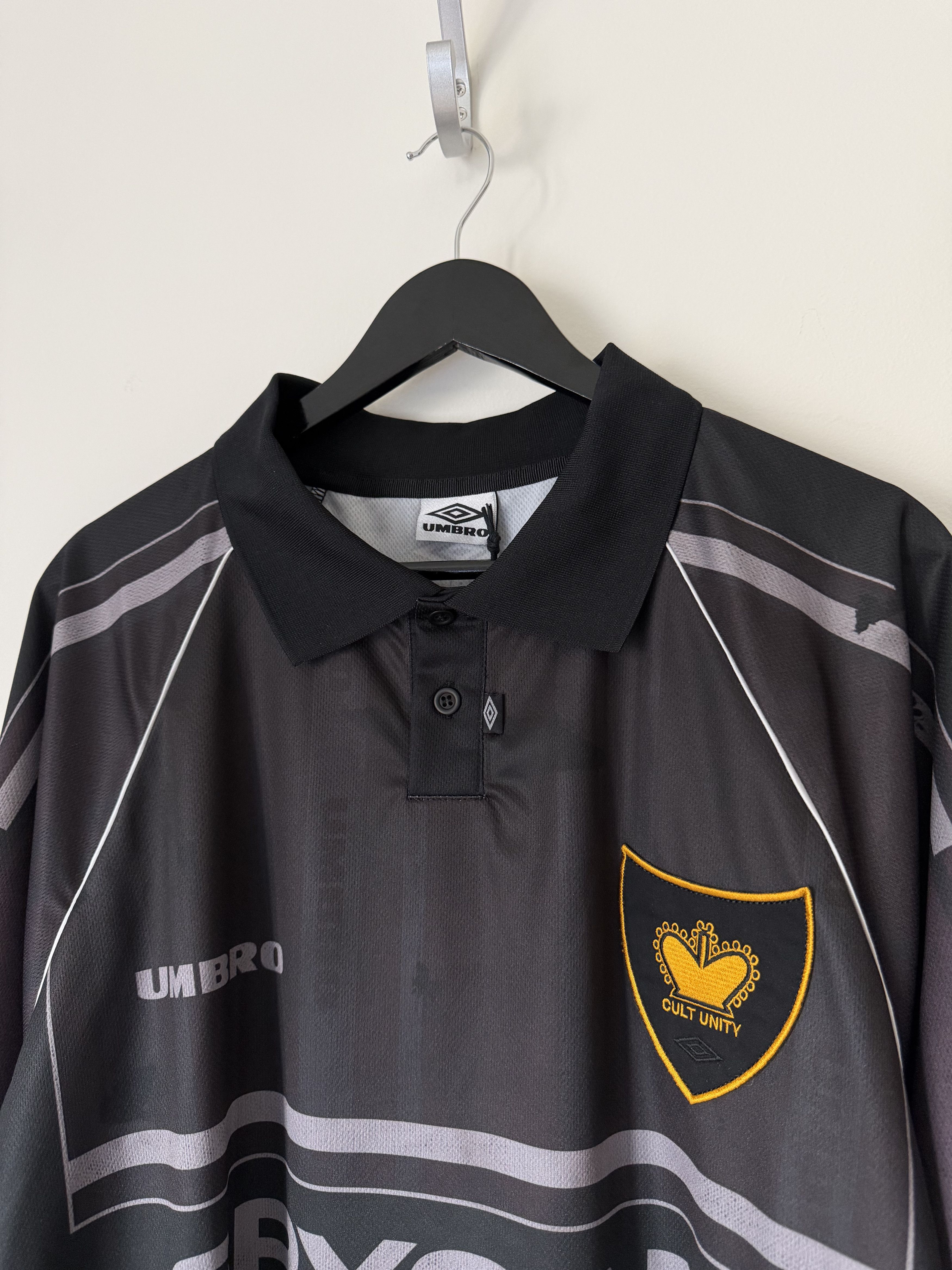 Slam Jam × Umbro Umbro Penalty Culture Distressed Spycam Polo in Purple Size US L / EU 52-54 / 3 - 2 Thumbnail