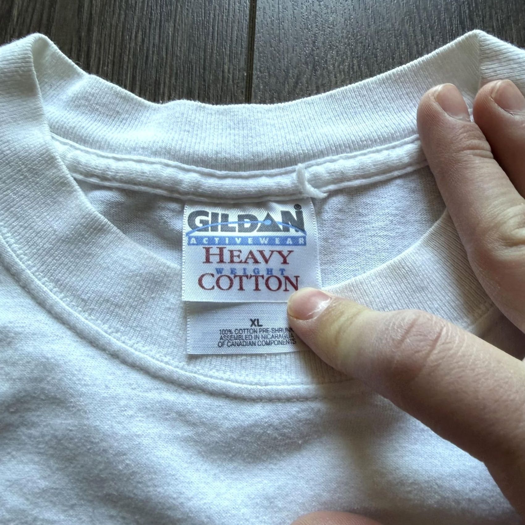Gildan VINTAGE Botha Shanon Briggs Boxing Graphic Shirt XL White 90s Taj Mahal Tee Size US XL / EU 56 / 4 - 5 Thumbnail